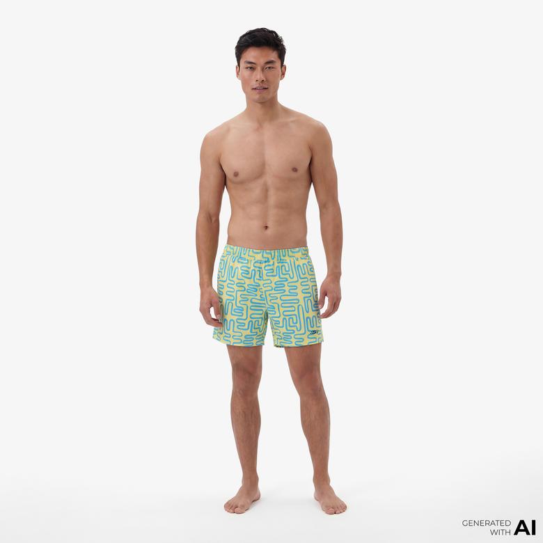 Skechers Swimwear M5 Erkek Yeşil Mayo