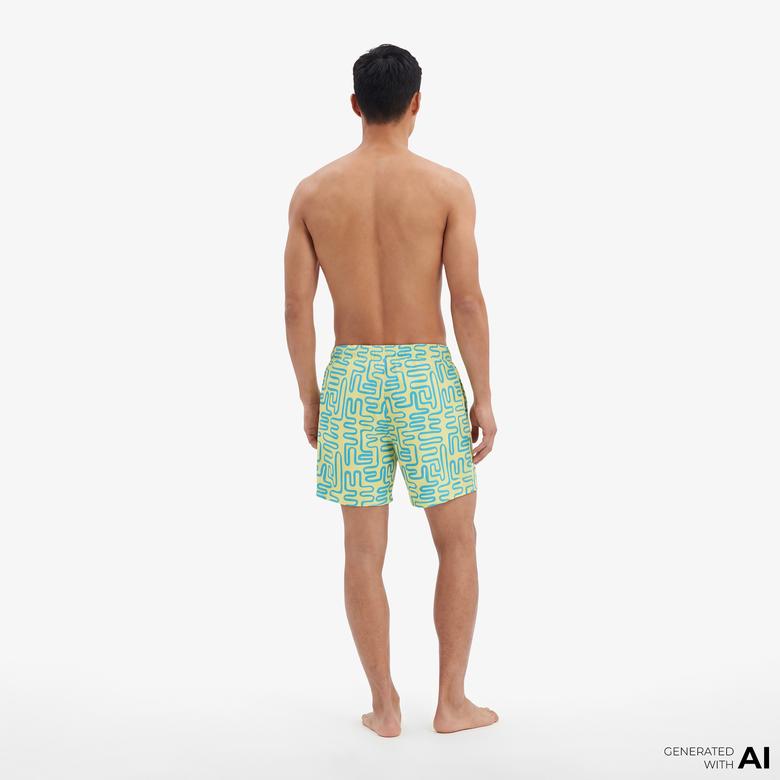 Skechers Swimwear M5 Erkek Yeşil Mayo