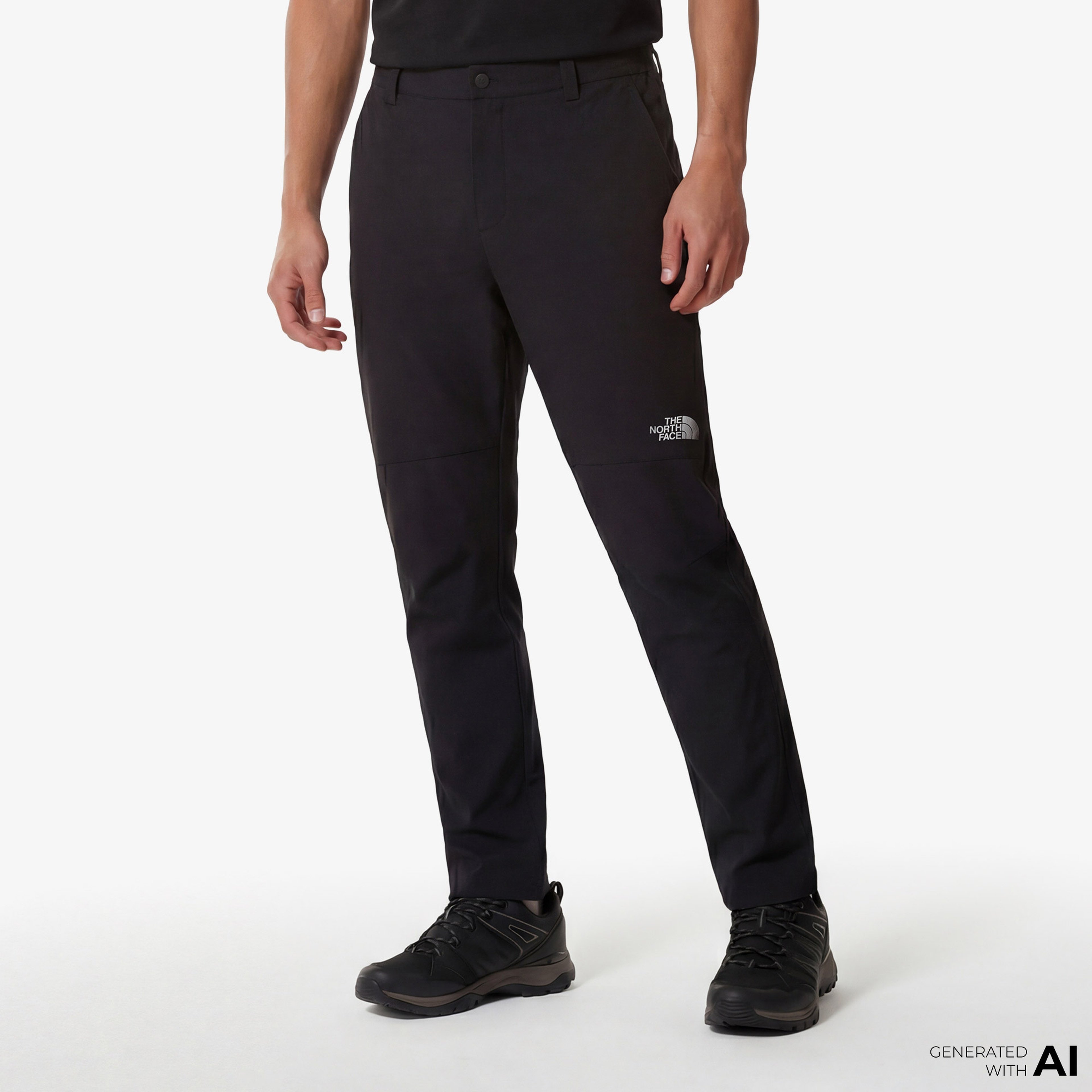 The North Face Quest Softshell Regular Fit Erkek Siyah Outdoor Pantolon