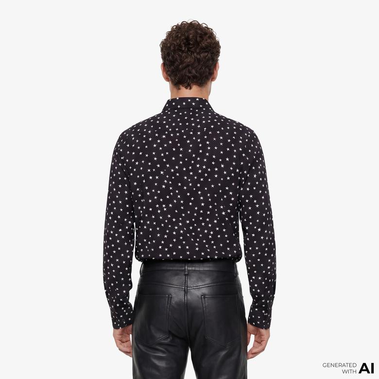 ERKEK SİYAH GÖMLEK