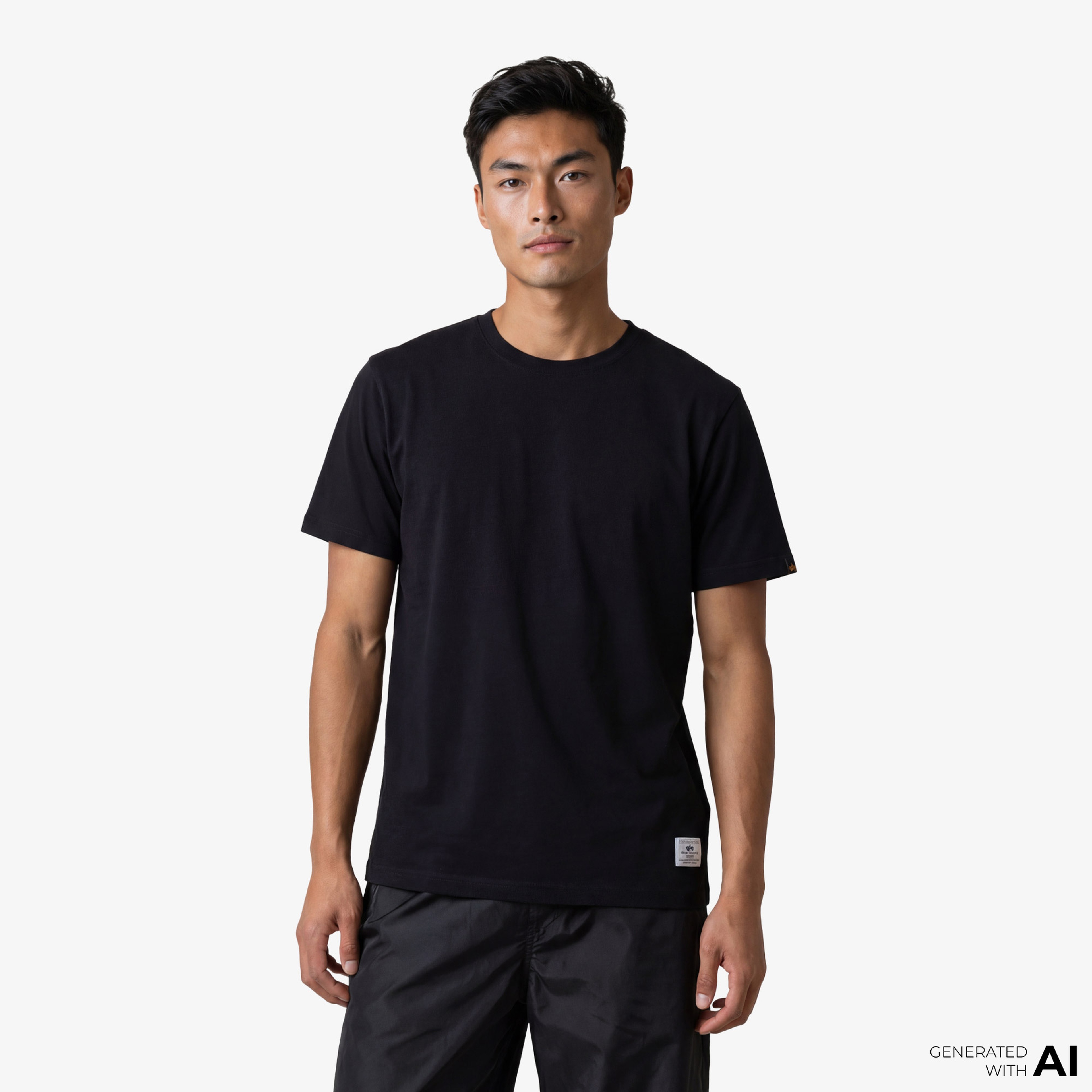 Alpha Industries Tiger Erkek Siyah T-Shirt