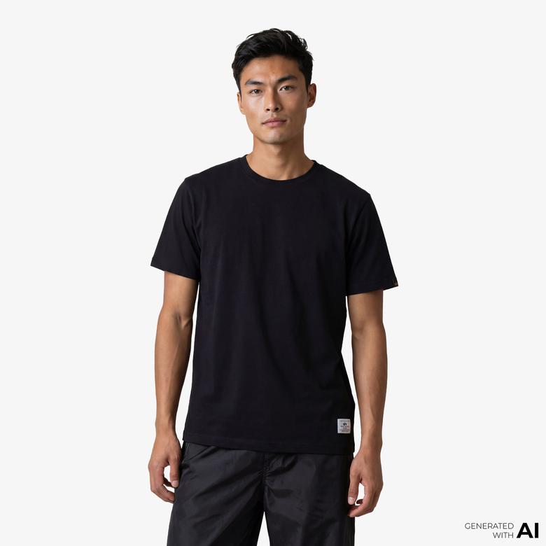 Alpha Industries Tiger Erkek Siyah T-Shirt