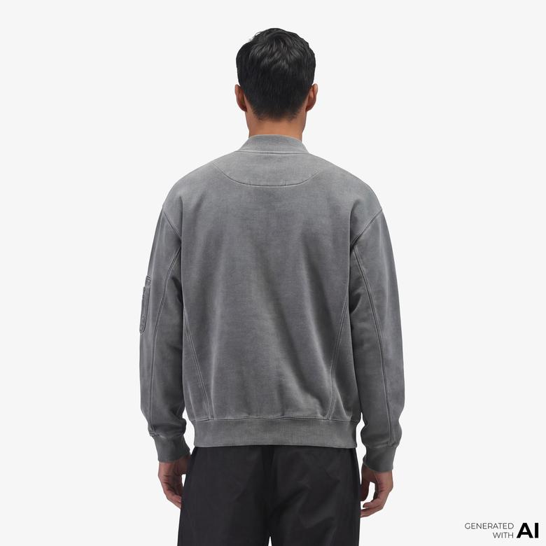 Alpha Indsutries French Terry MA-1 Erkek Gri Ceket