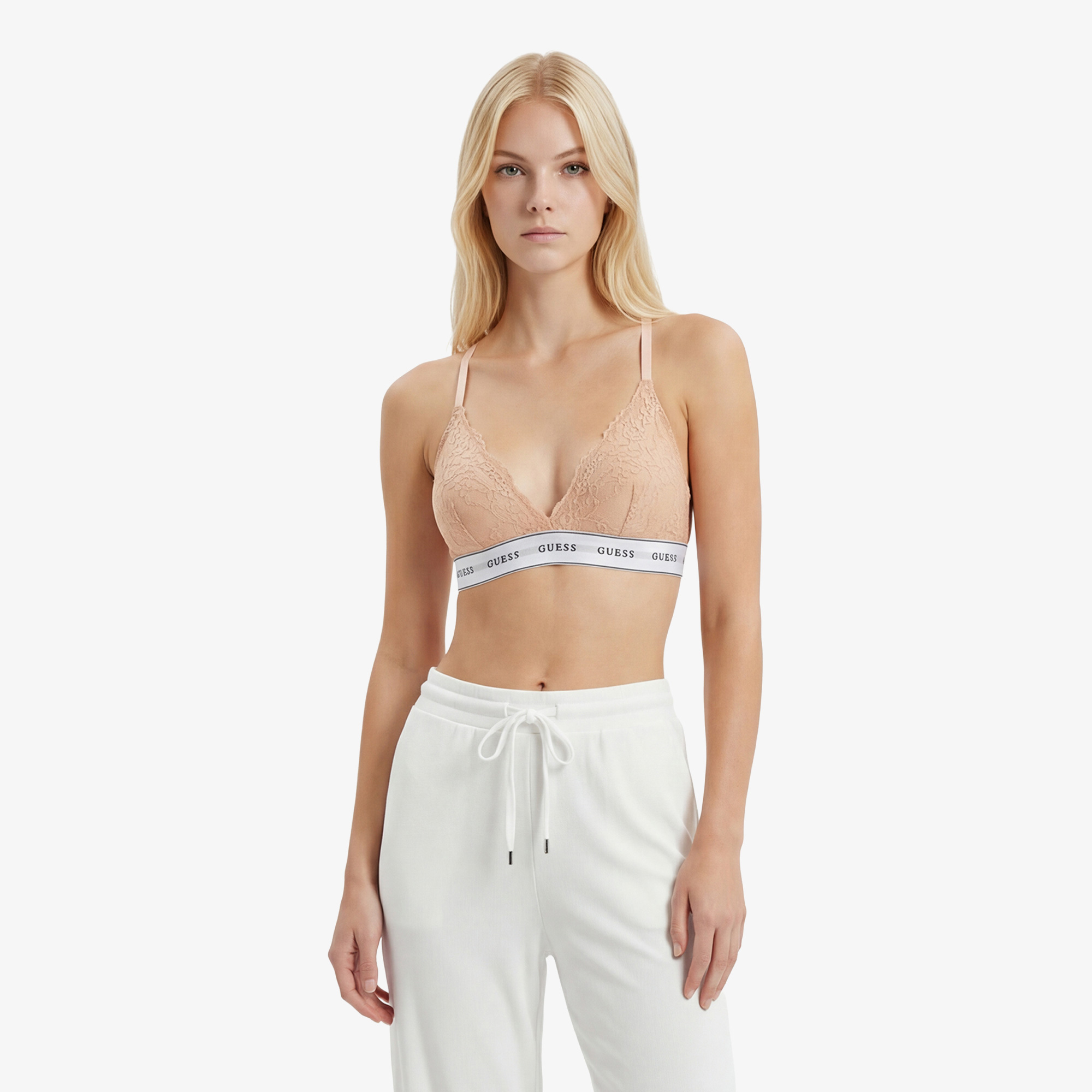 Guess Belle Triangle  Kadın Pembe Sütyen