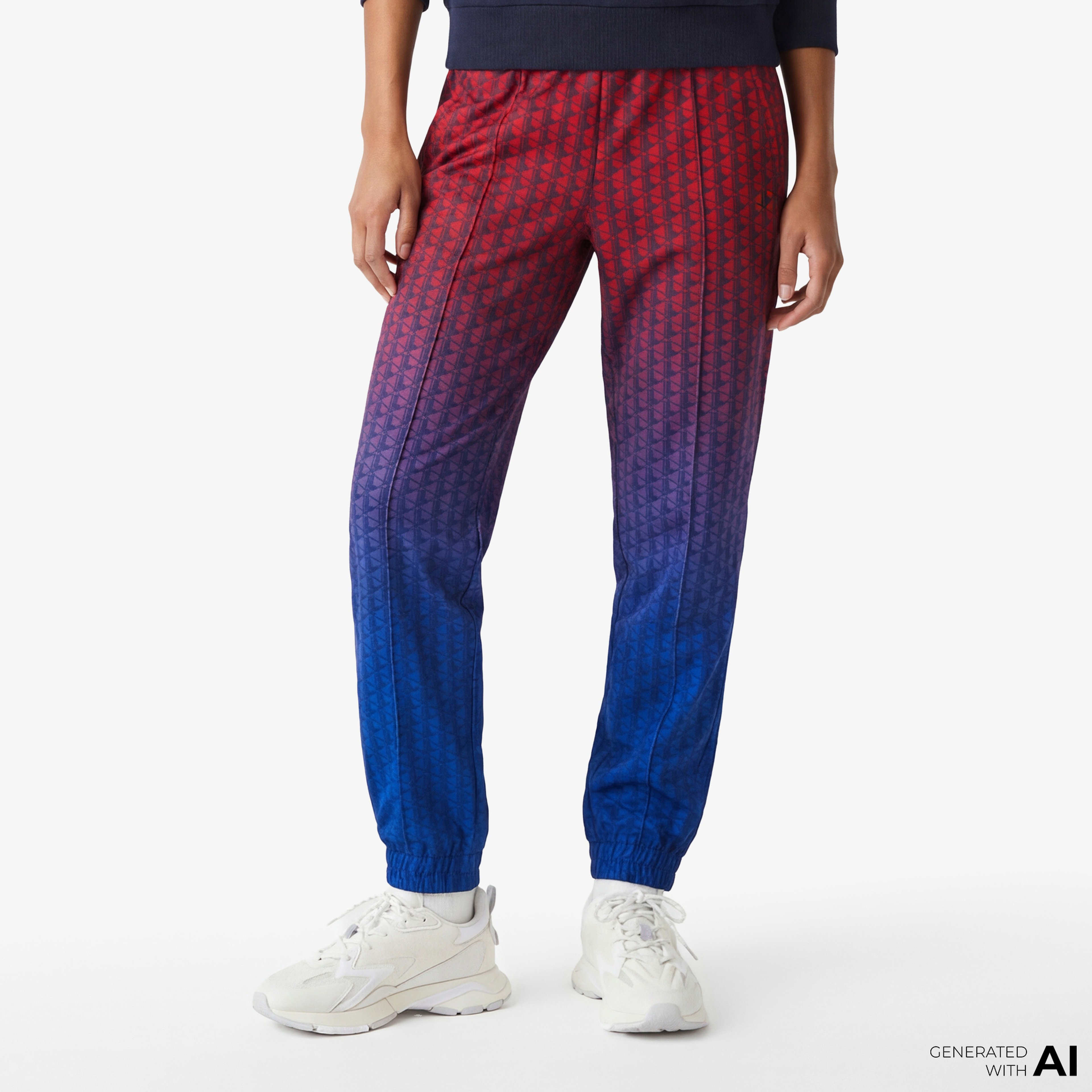 Kadın Jogger Monogram Renkli Eşofman Altı