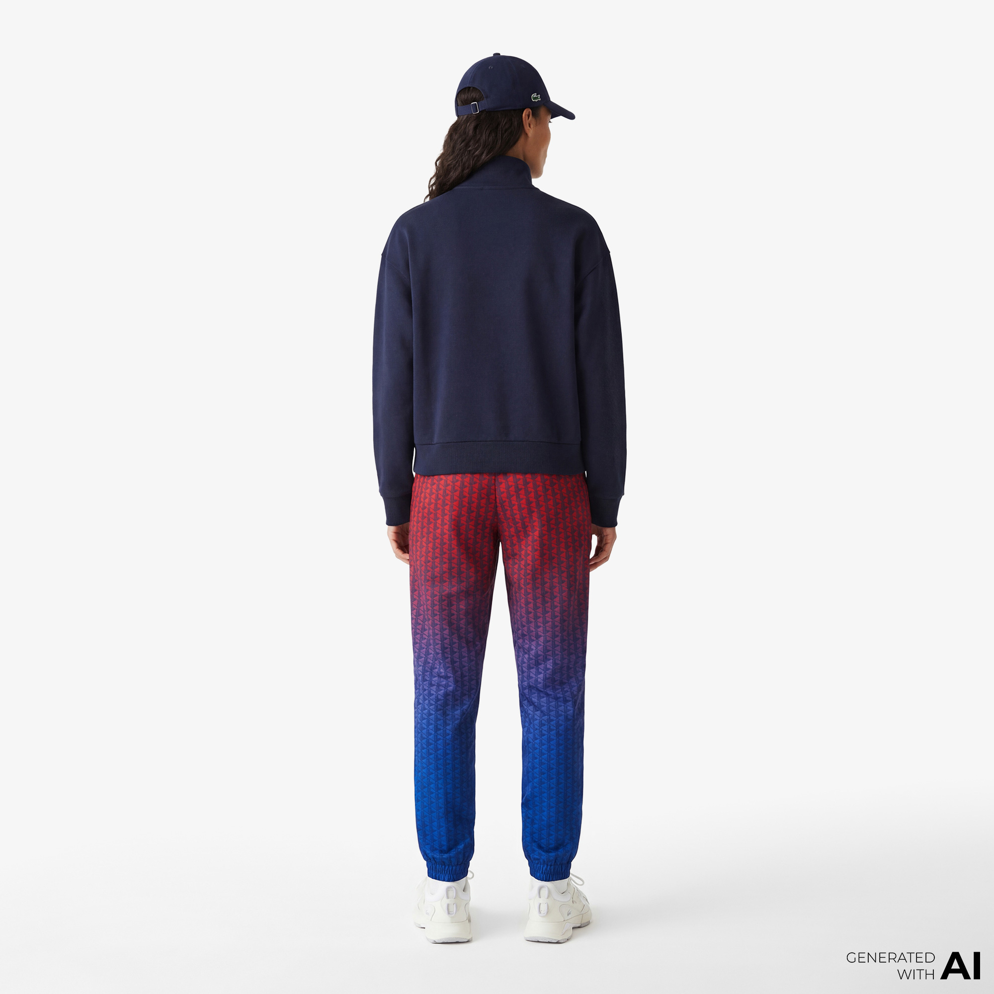 Kadın Jogger Monogram Renkli Eşofman Altı