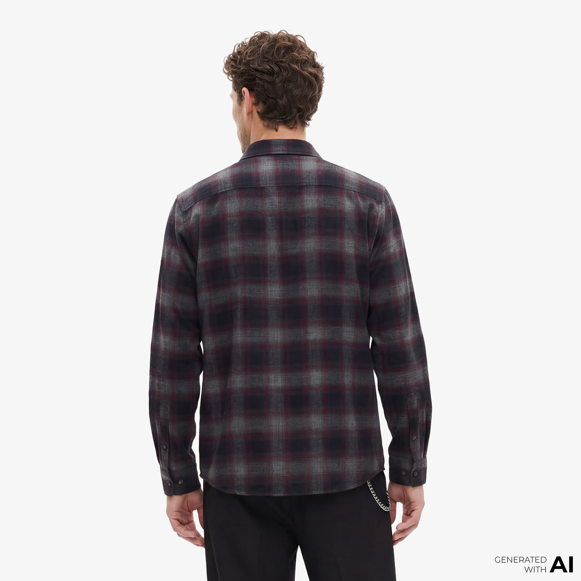 ERKEK SİYAH GÖMLEK