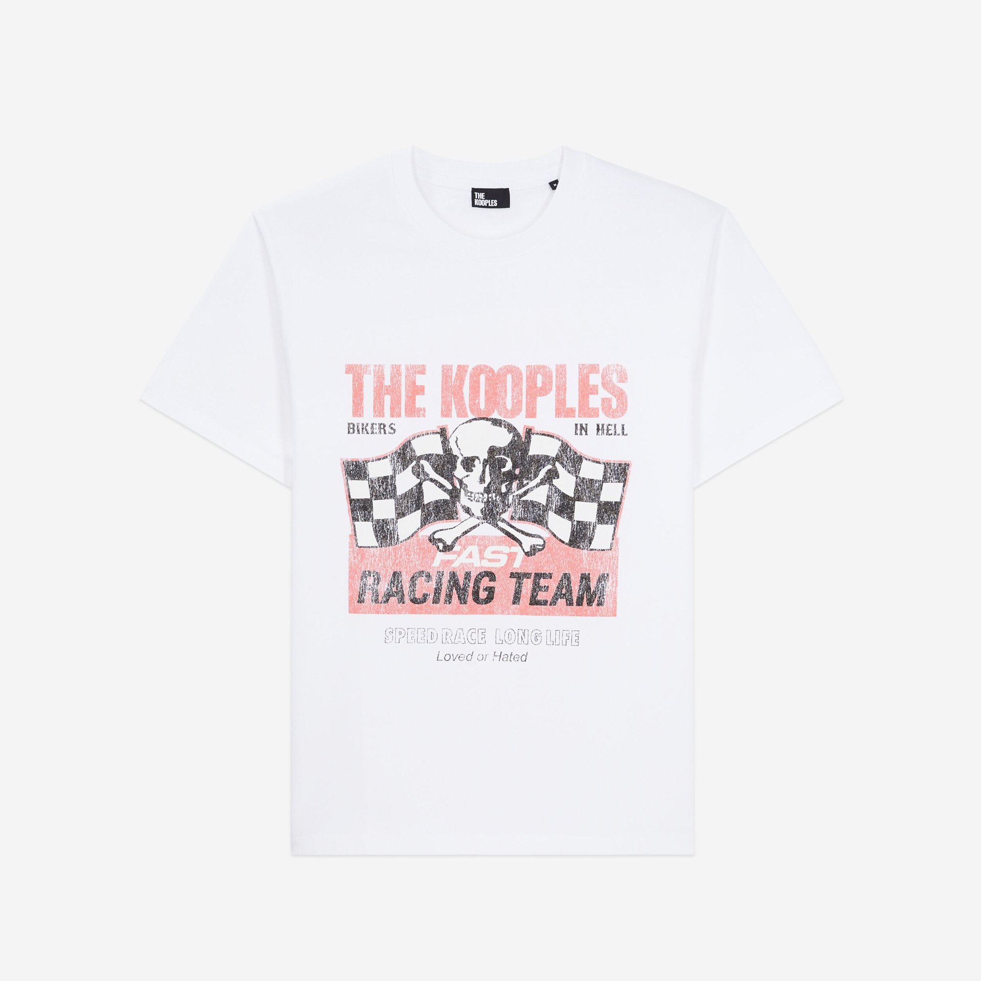 ERKEK BİSİKLET YAKA KISA KOLLU BEYAZ T-SHIRT