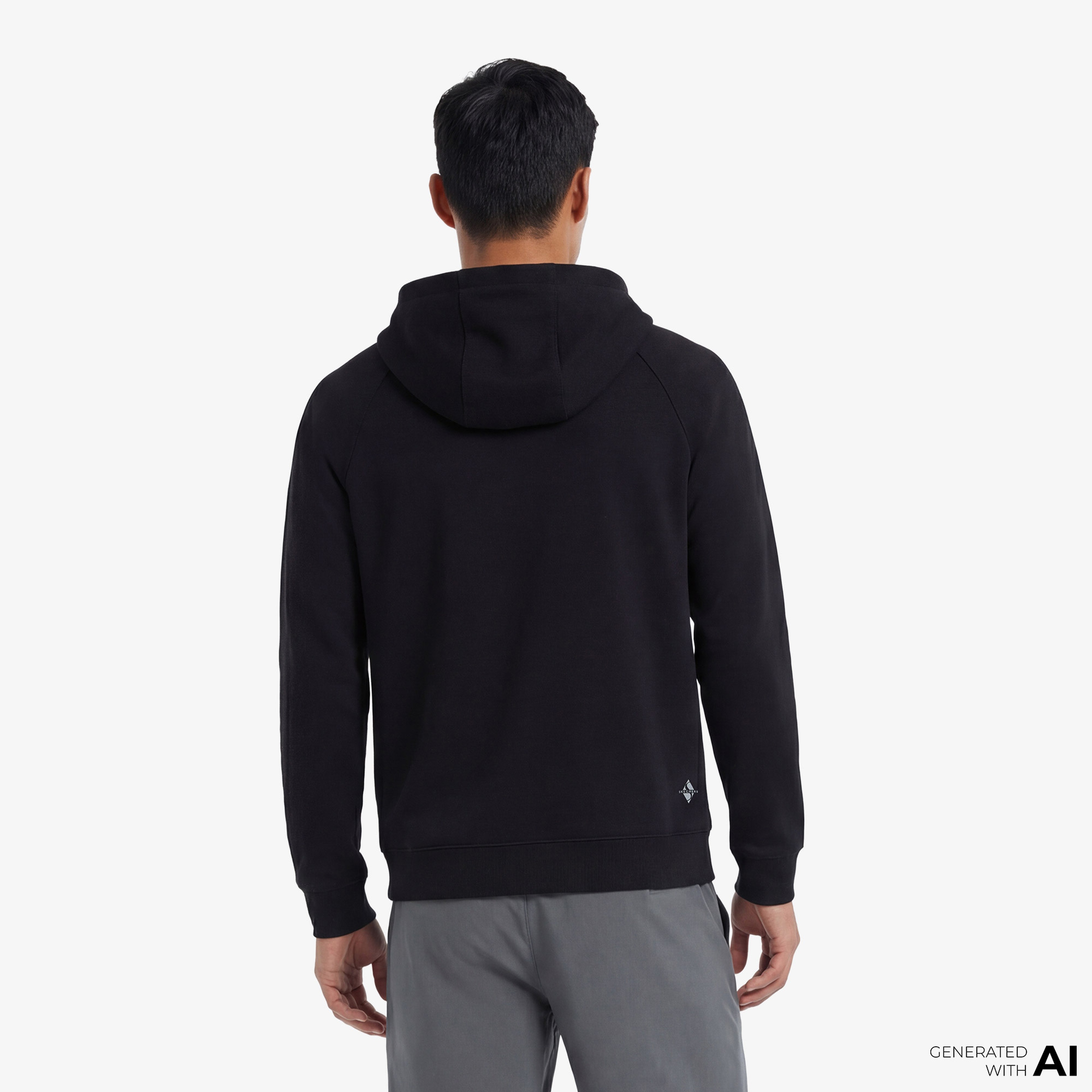 Skechers Scuba Coll. Erkek Siyah Hoodie