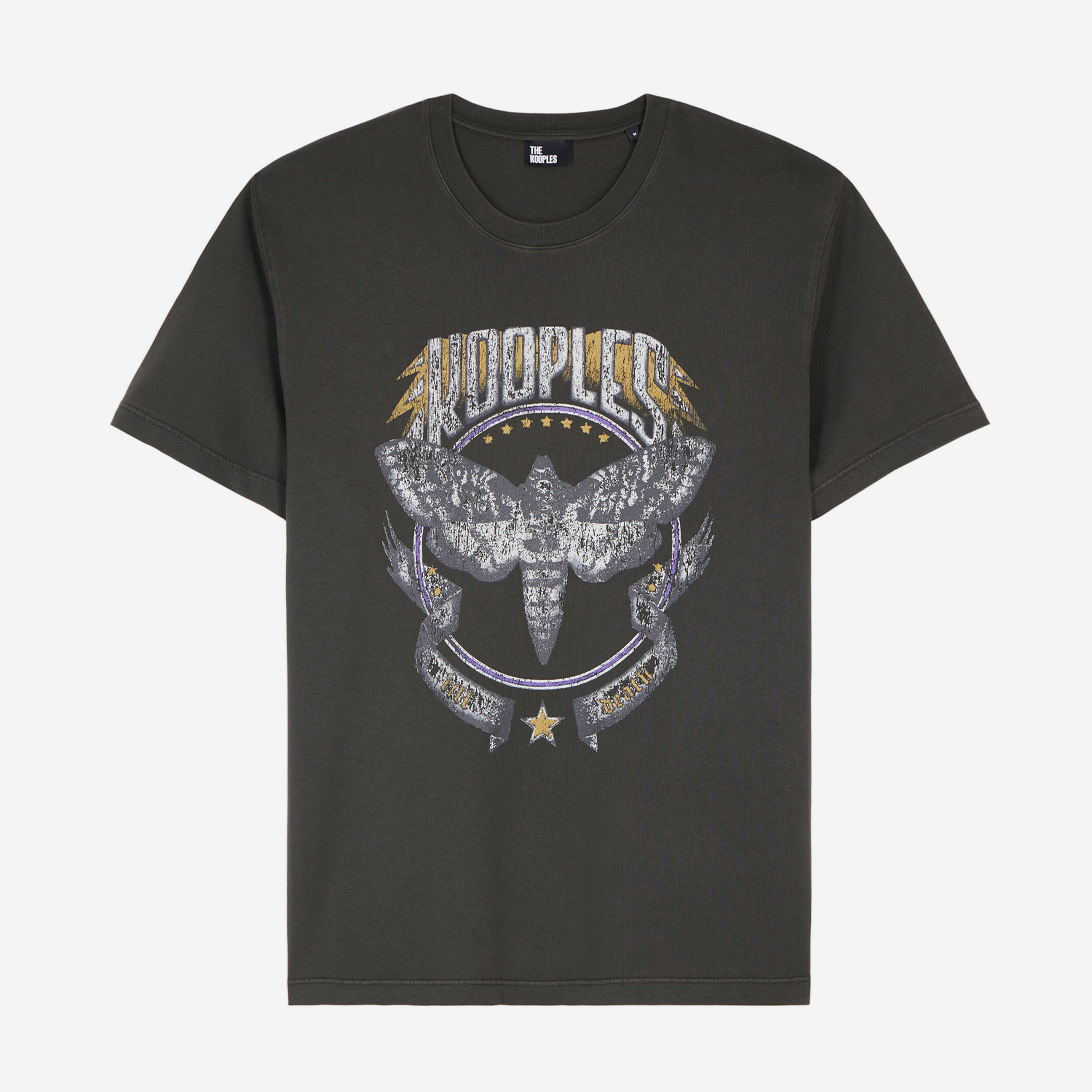 ERKEK BASKILI GRİ T-SHIRT