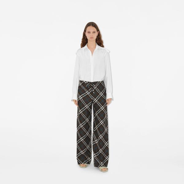 Burberry Kadın Kahverengi Pantolon