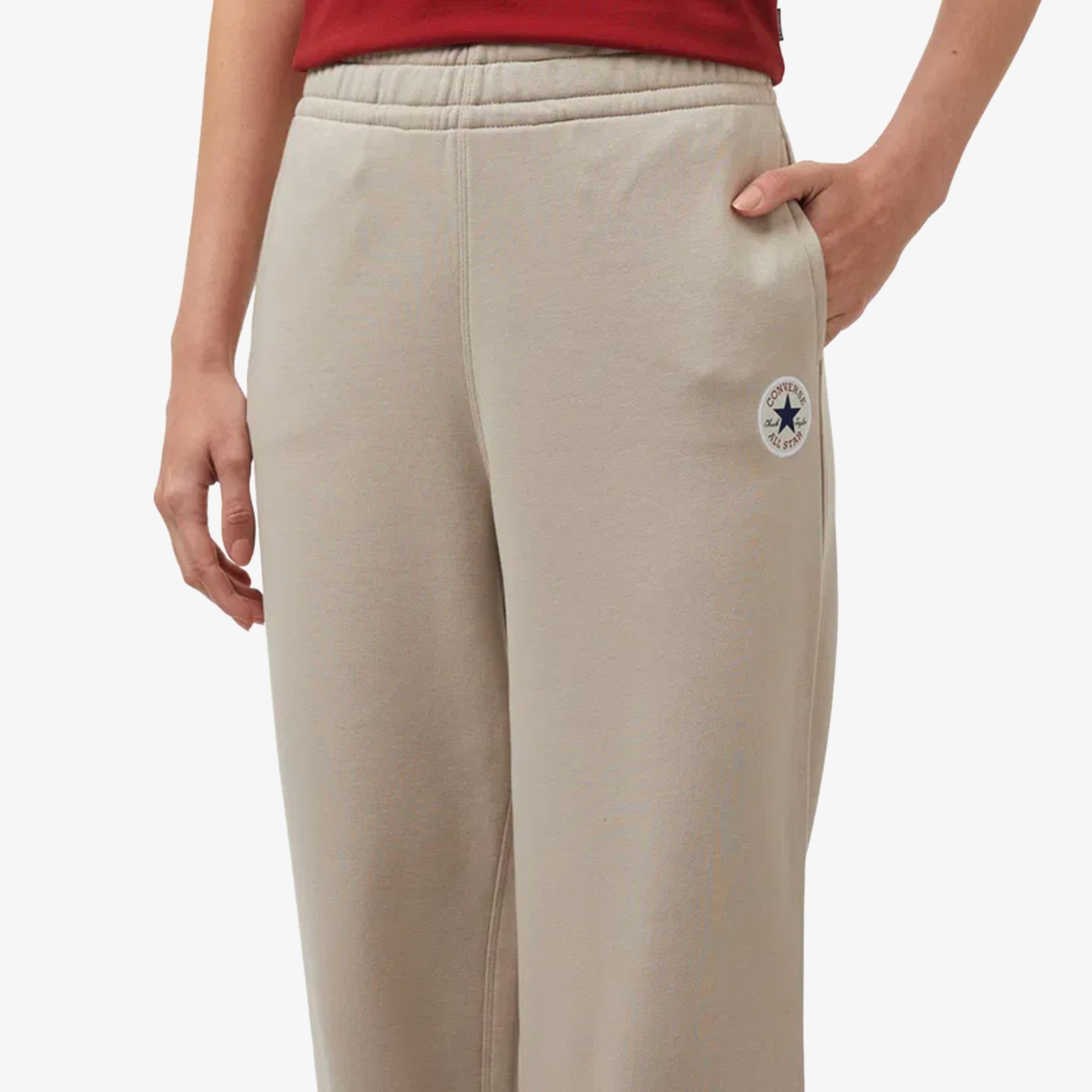Converse Chuck Taylor Loose Fit Kadın Bej Eşofman Altı
