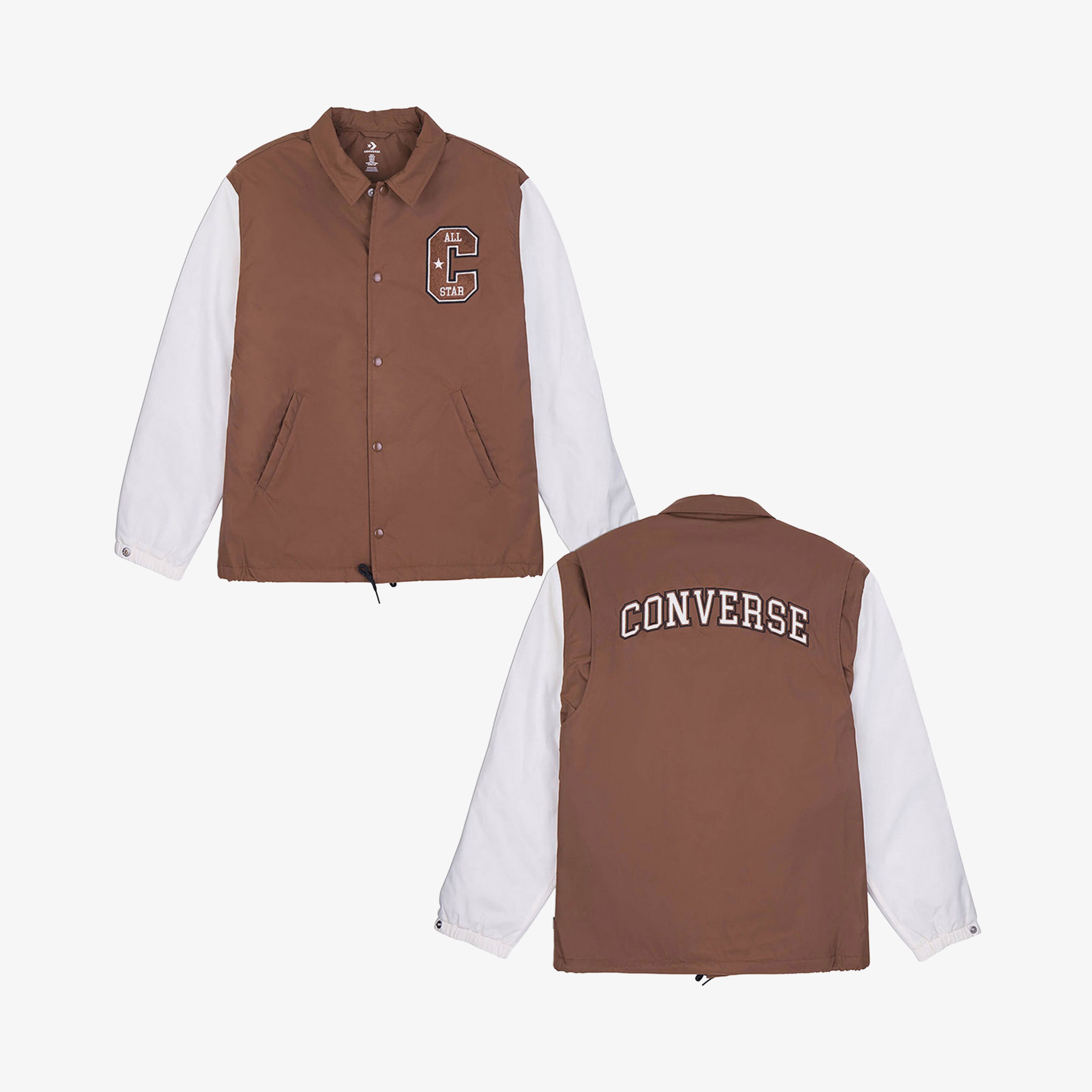 Converse Classic Erkek Renk Bloklu Kahverengi Ceket