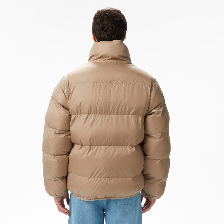 Converse Classic Patch Pocket Erkek Dik Yaka Krem Şişme Mont