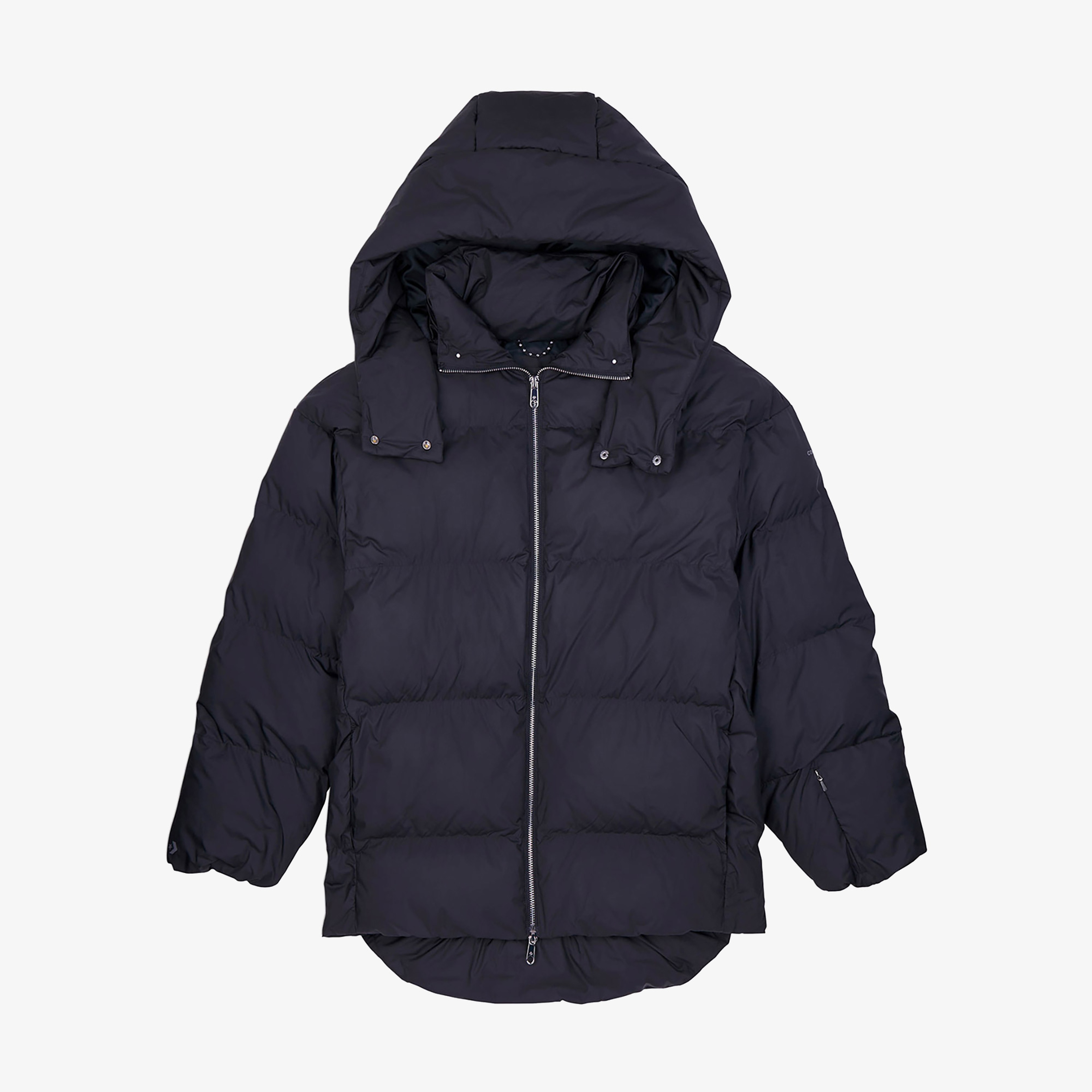 Converse Classic Kadın Kapüşonlu Siyah Şişme Mont