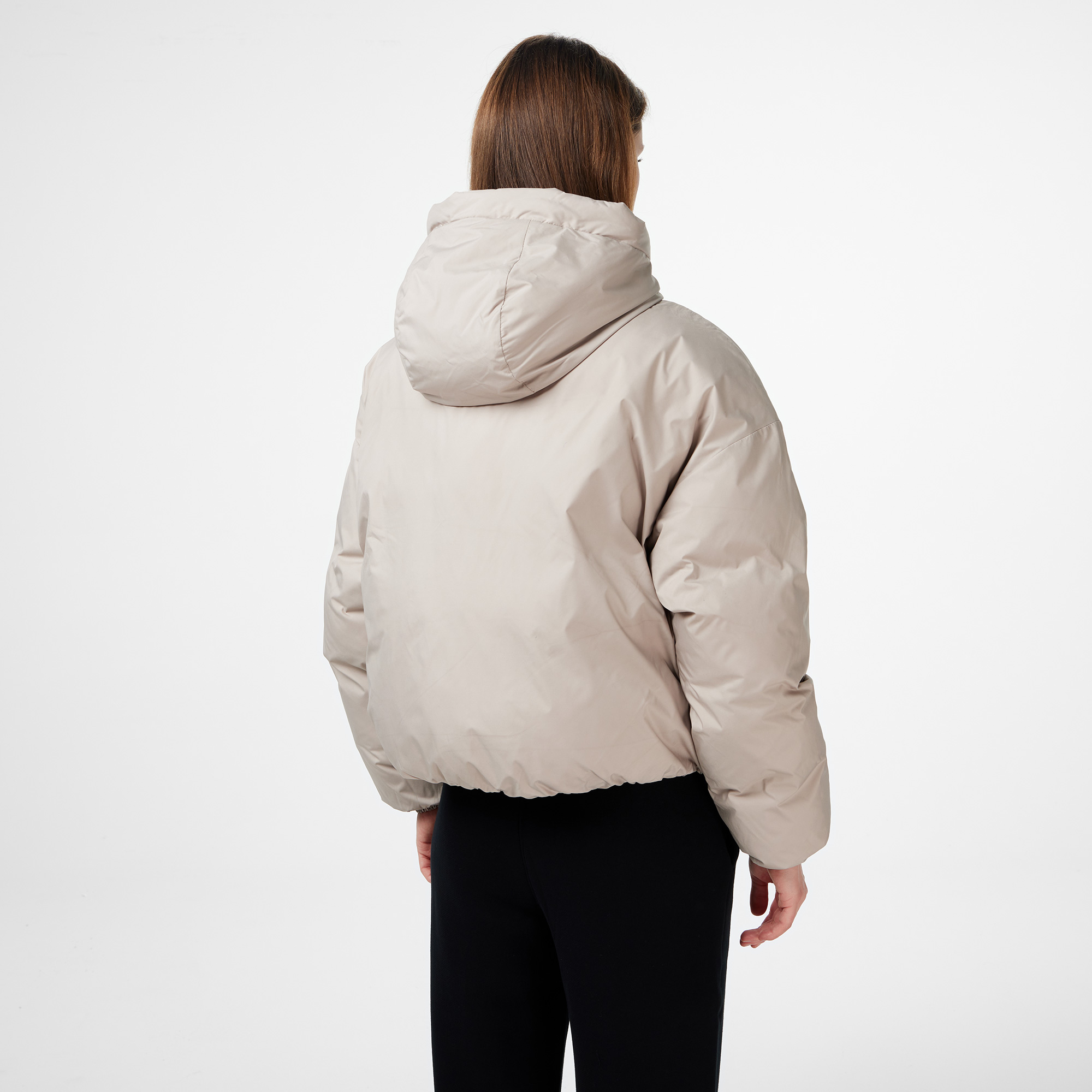 Converse Classic Kadın Kapüşonlu Bej Mont