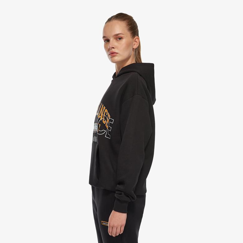 New Balance Lifestyle Erkek Siyah Hoodie