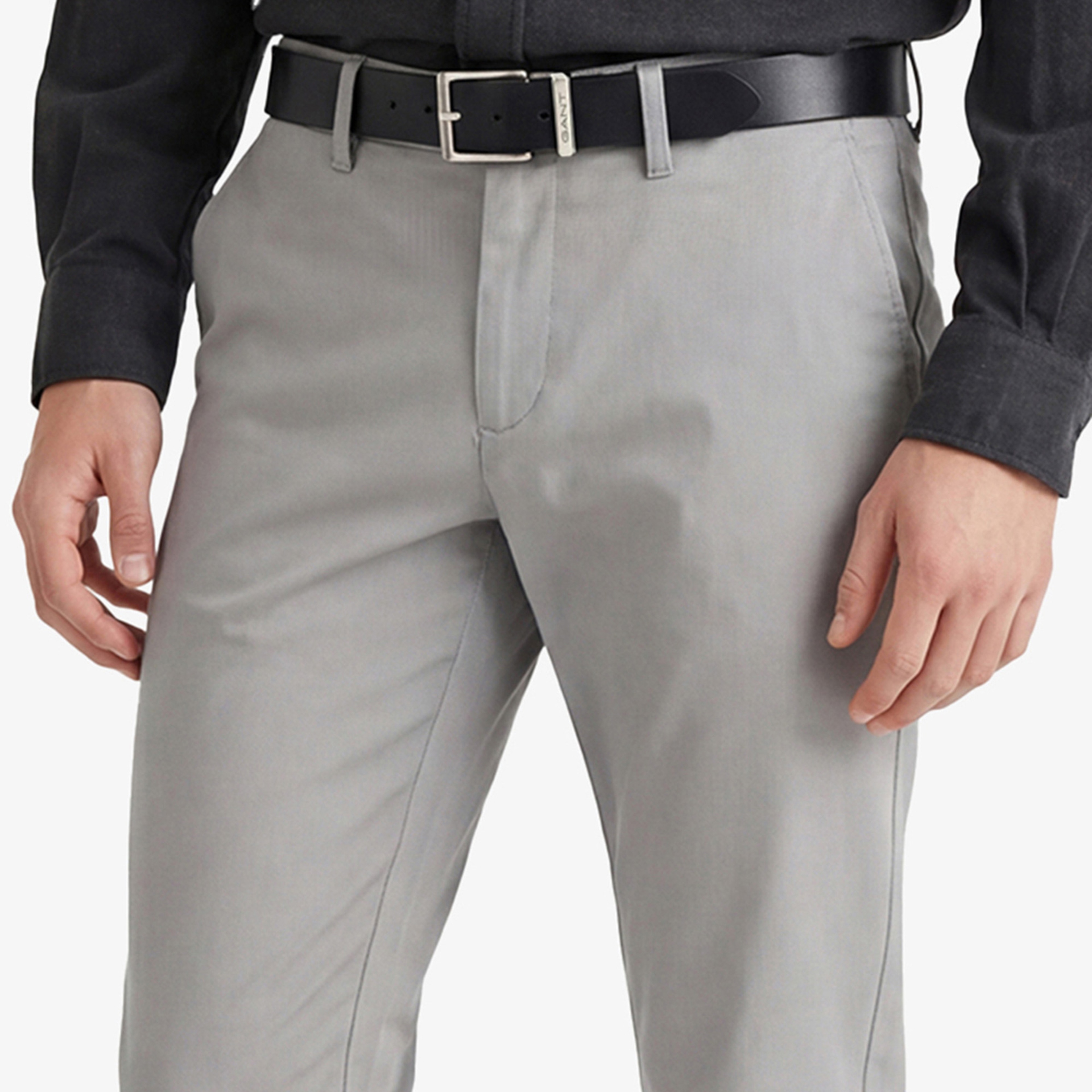 GANT Erkek Gri Slim Fit Pantolon