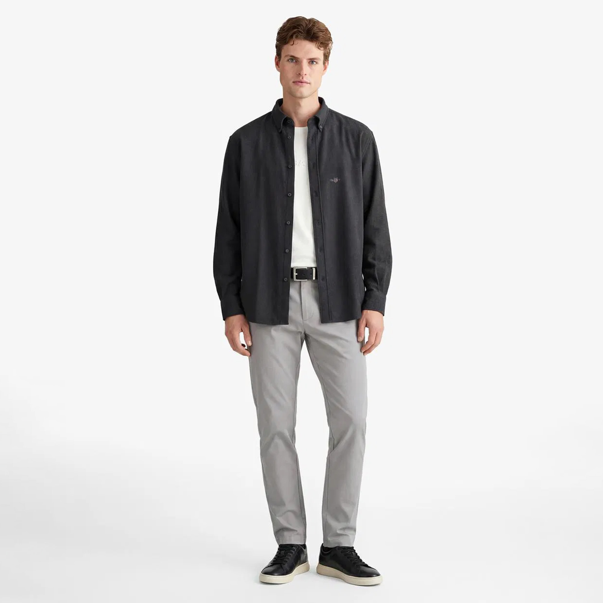 GANT Erkek Gri Slim Fit Pantolon