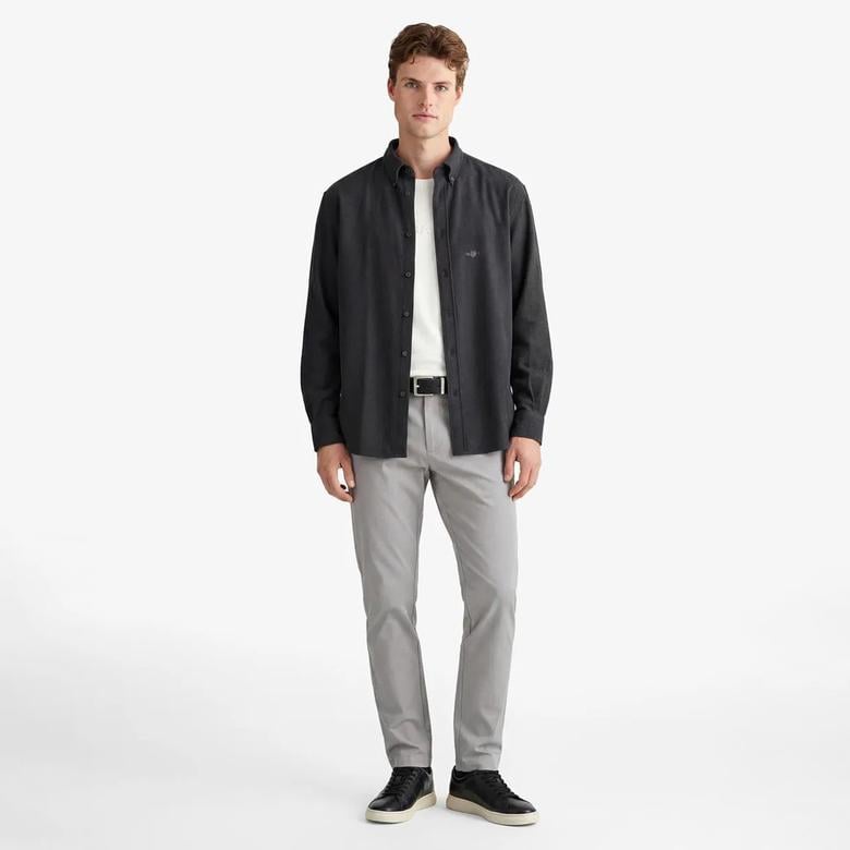 GANT Erkek Gri Slim Fit Pantolon
