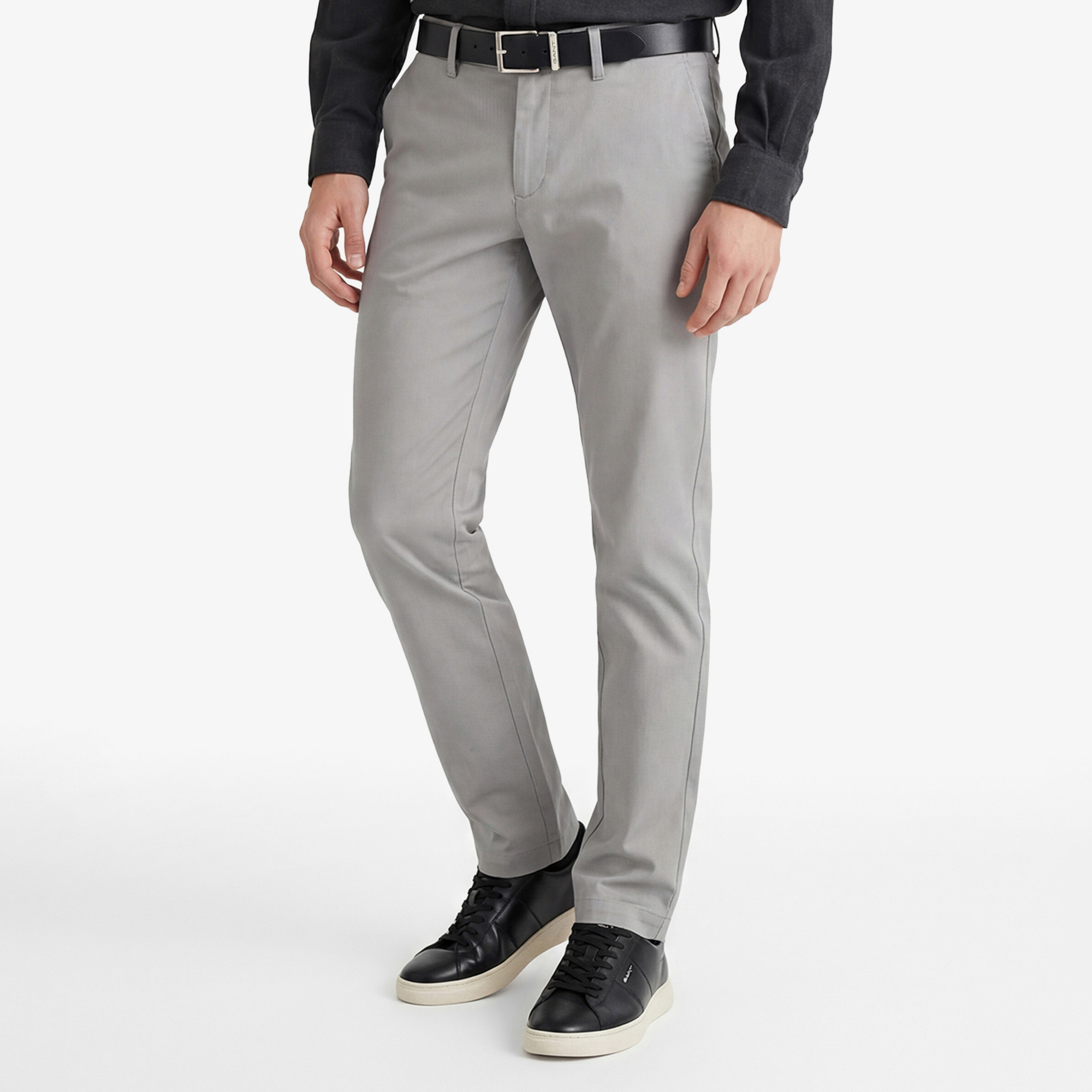 GANT Erkek Gri Slim Fit Pantolon