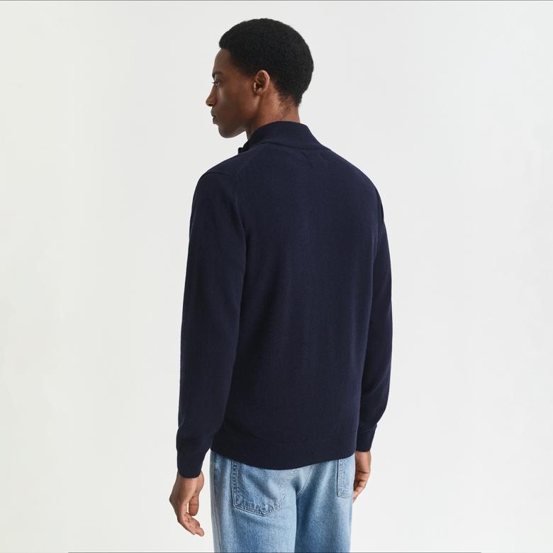 GANT Erkek Lacivert Regular Fit Hırka