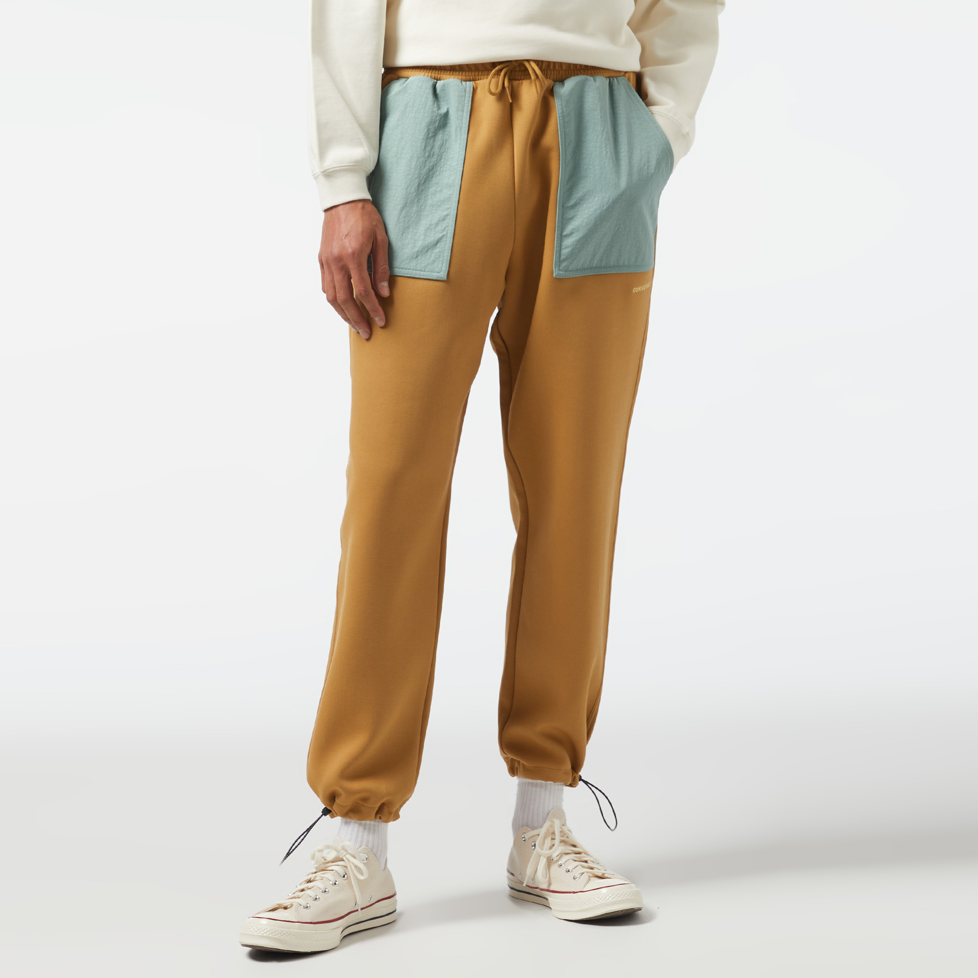 Converse Wordmark Erkek Hardal/Yeşil Pantolon