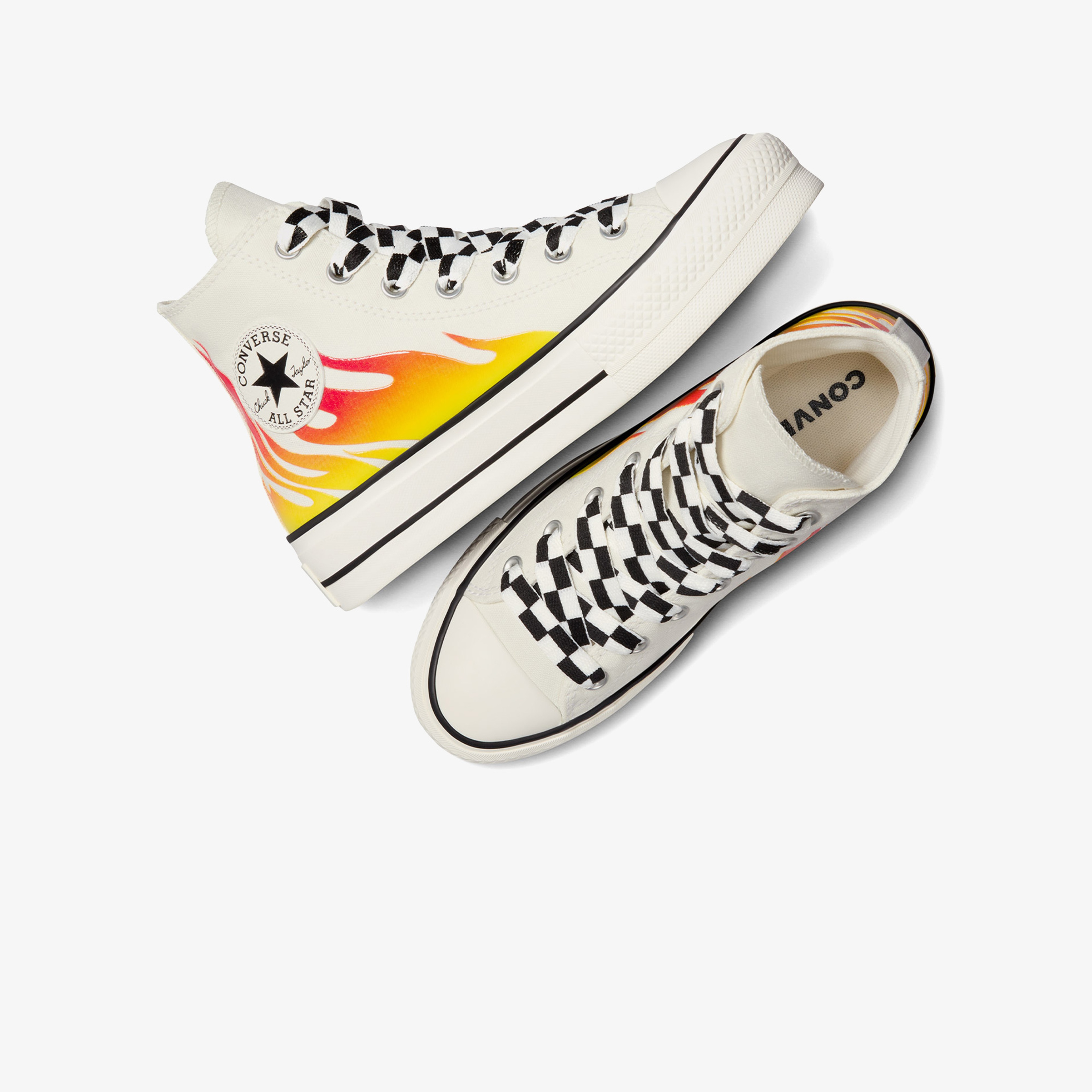 Converse Chuck Taylor All Star Lift Unisex Bej Platform Sneaker