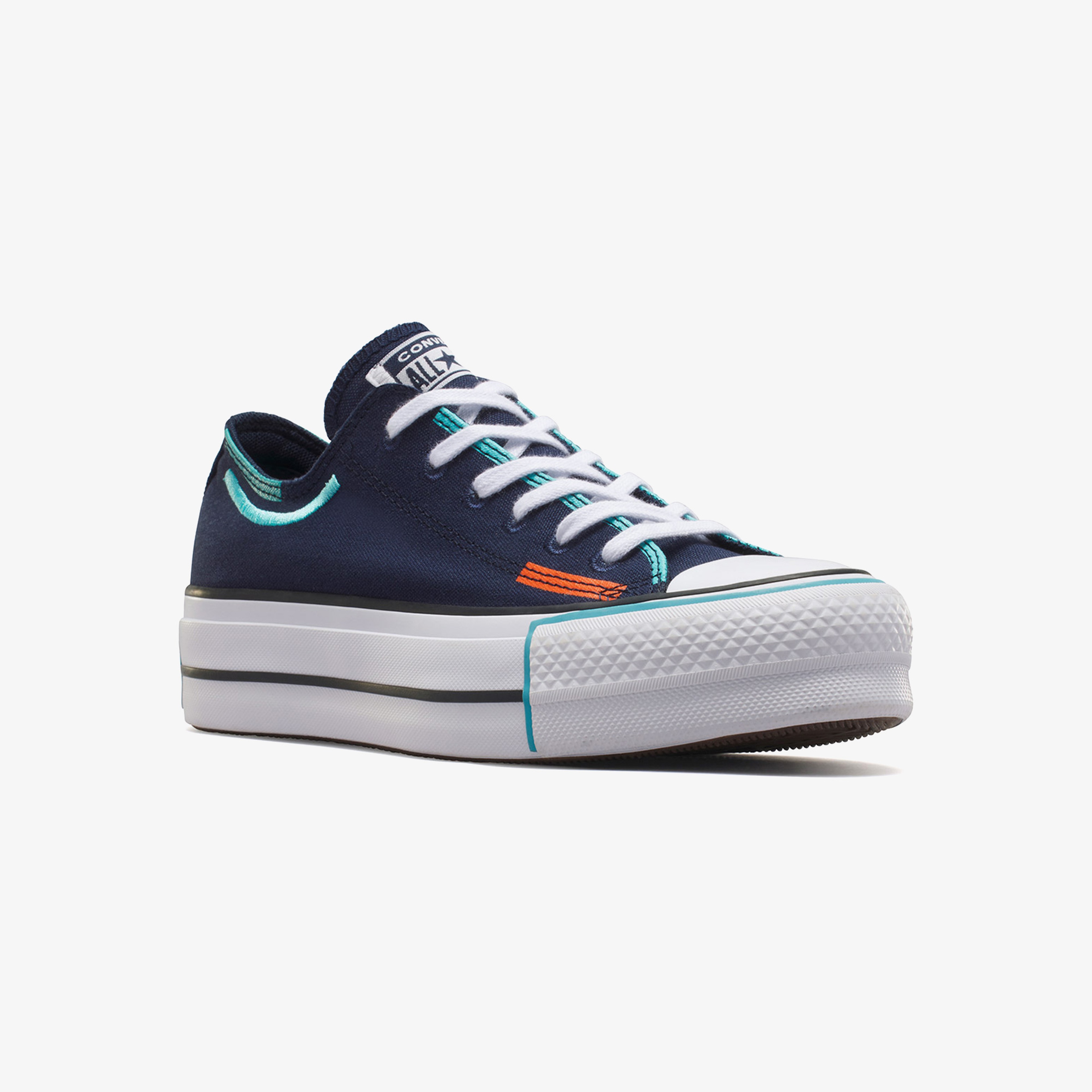 Converse Chuck Taylor All Star Lift Unisex Lacivert Platform Sneaker