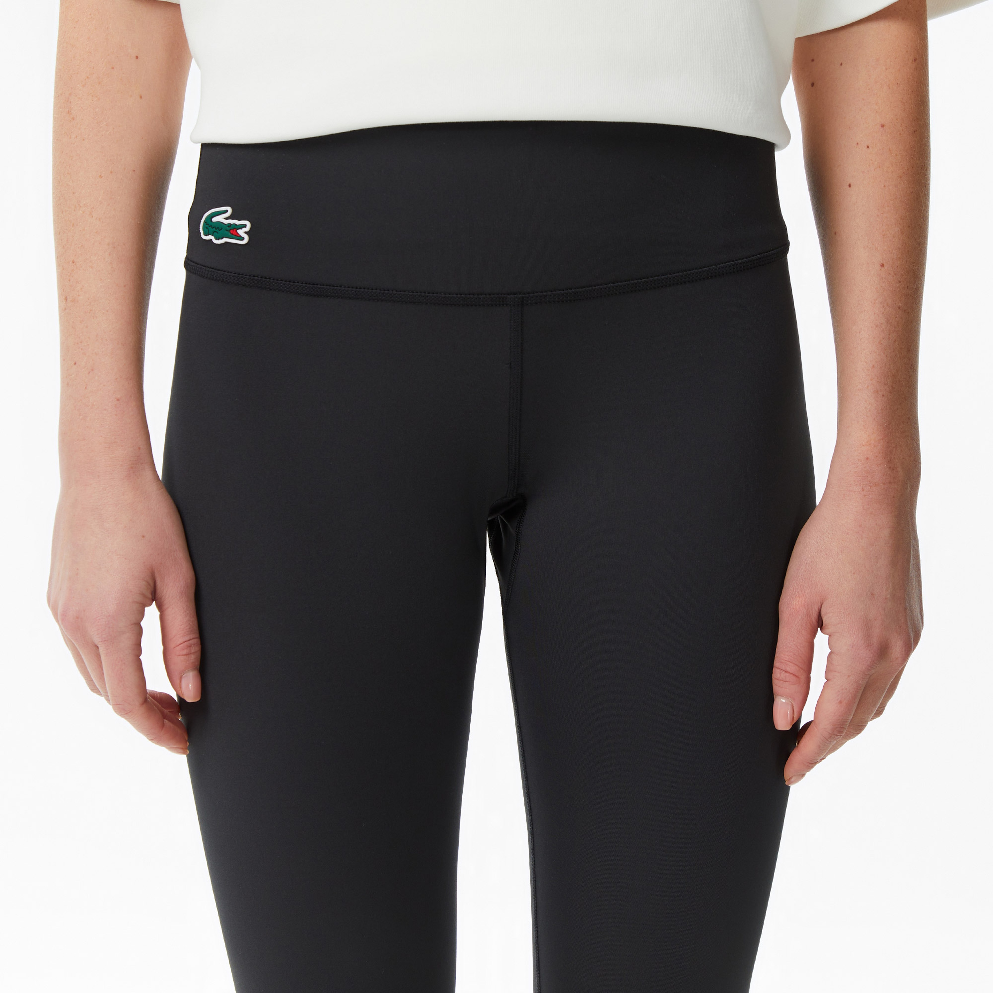 Lacoste Kadın Slim Fit Siyah Tayt