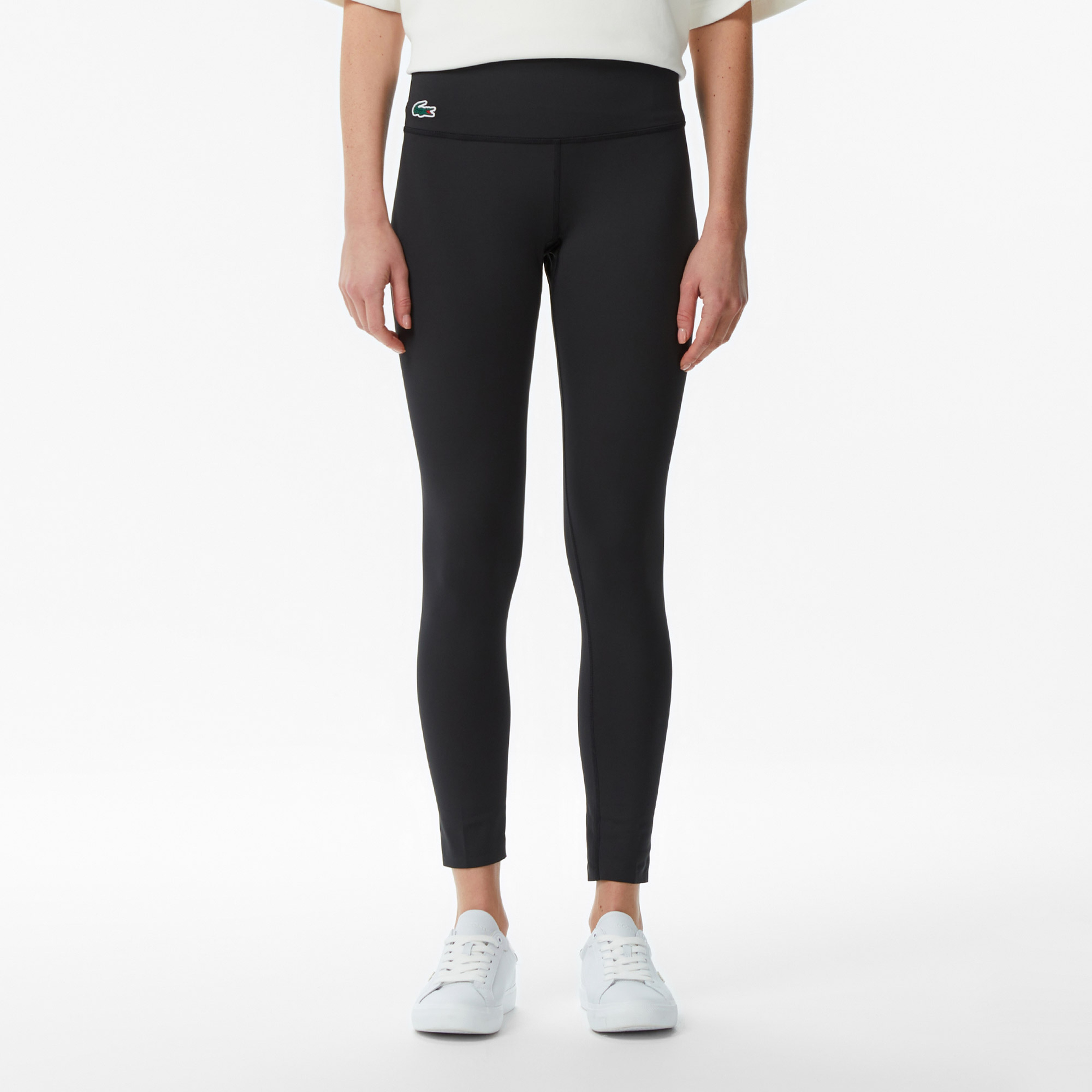 Lacoste Kadın Slim Fit Siyah Tayt