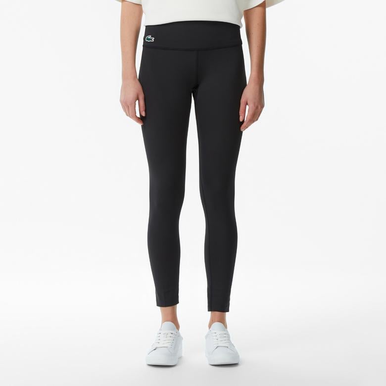 Lacoste Kadın Slim Fit Siyah Tayt