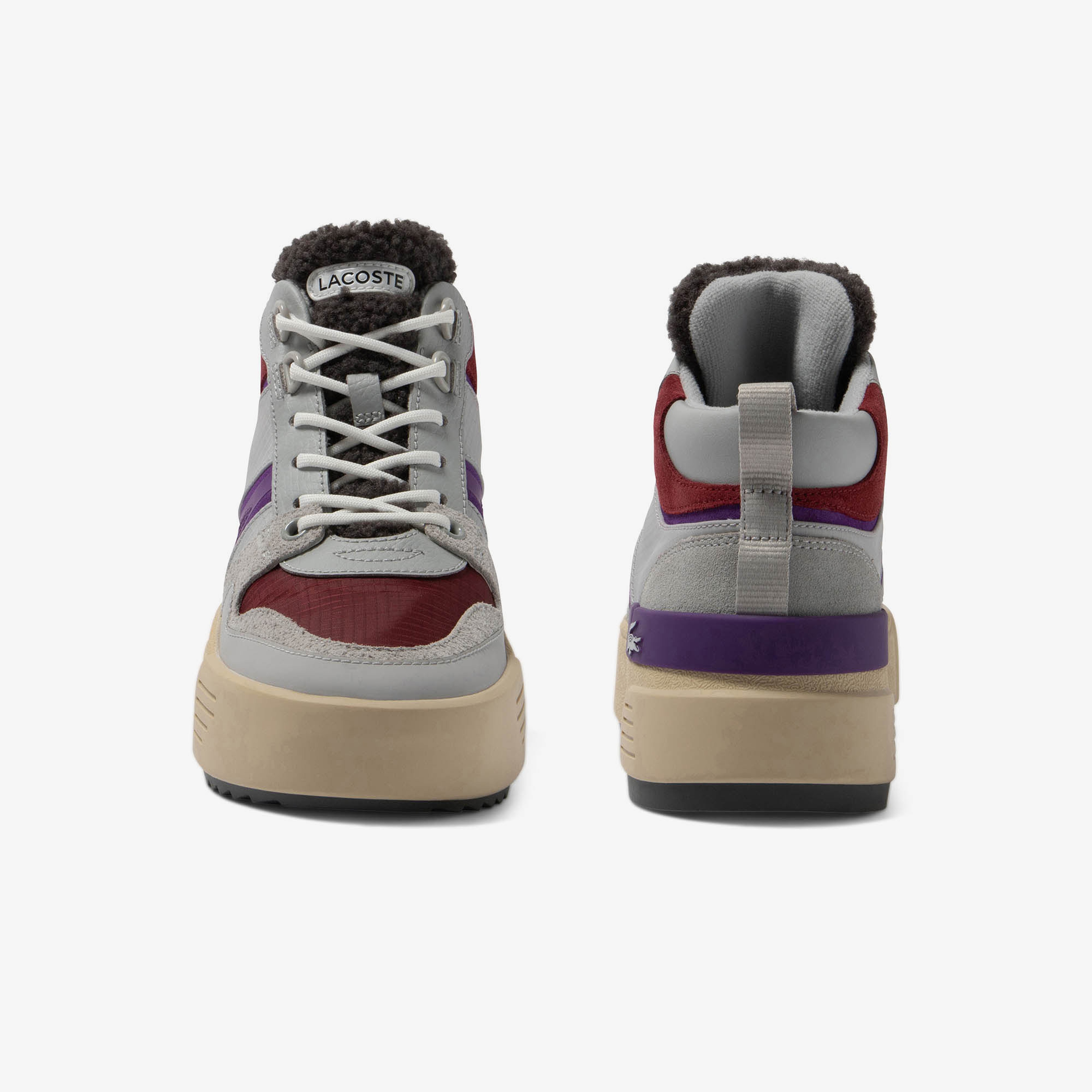 Lacoste L002 Winter Mid Kadın Gri Bot