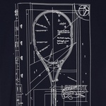 Lacoste x Rolex Paris Unisex Regular Fit Bisiklet Yaka Lacivert T-Shirt