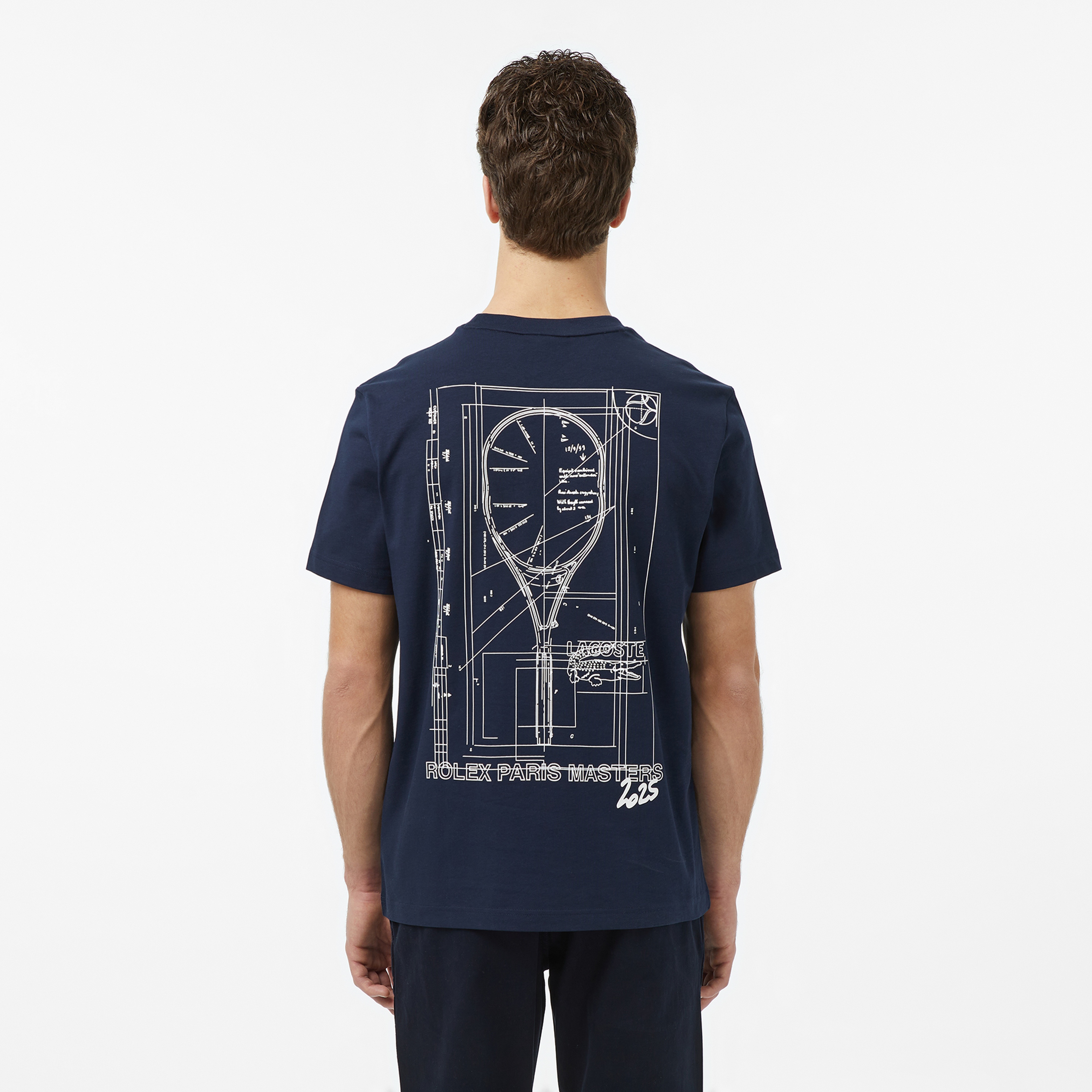 Rolex Paris Unisex Regular Fit Bisiklet Yaka Lacivert T-Shirt