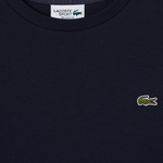 Lacoste x Rolex Paris Unisex Regular Fit Bisiklet Yaka Lacivert T-Shirt