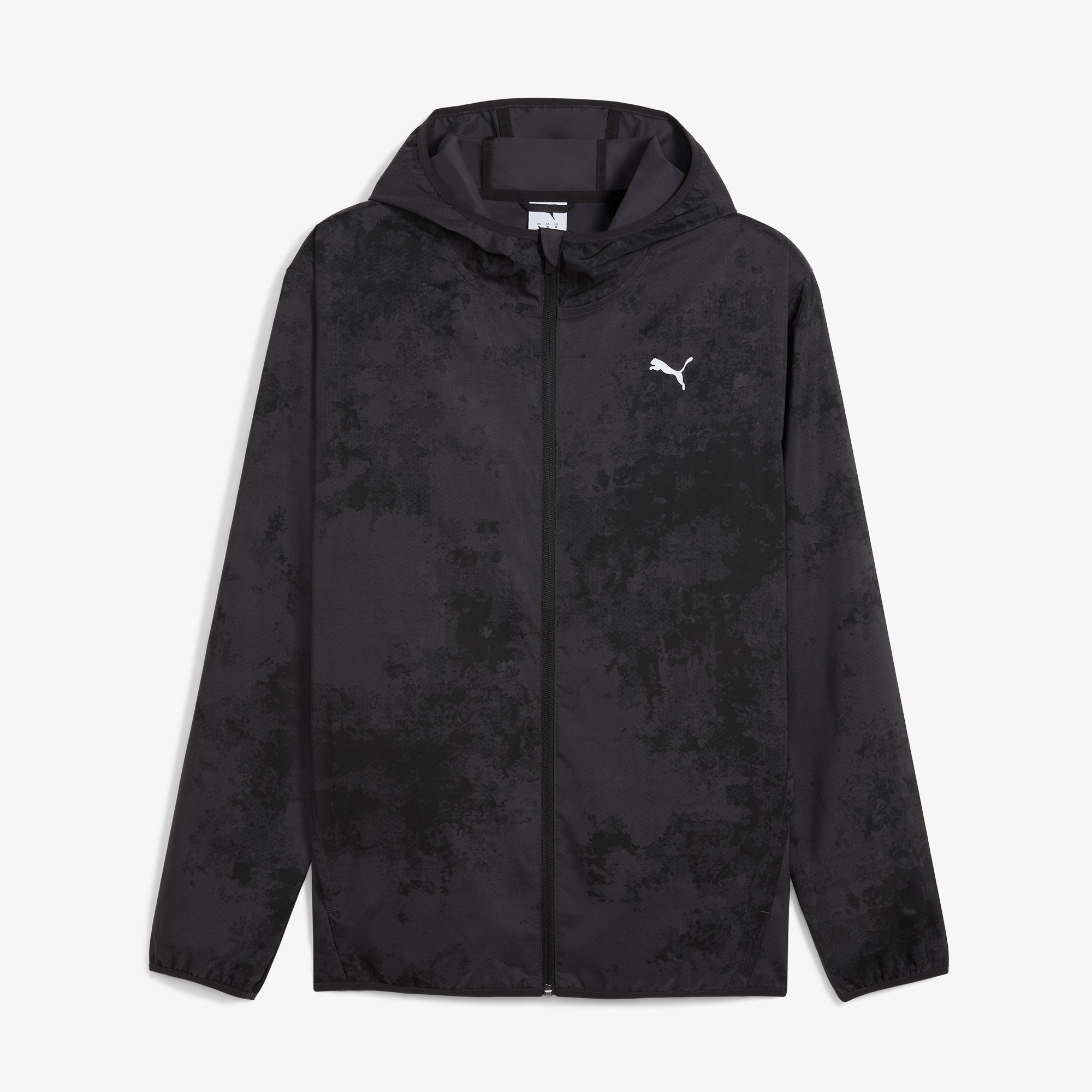 Puma Tad Ess Aop Woven Erkek Siyah Antrenman Ceketi