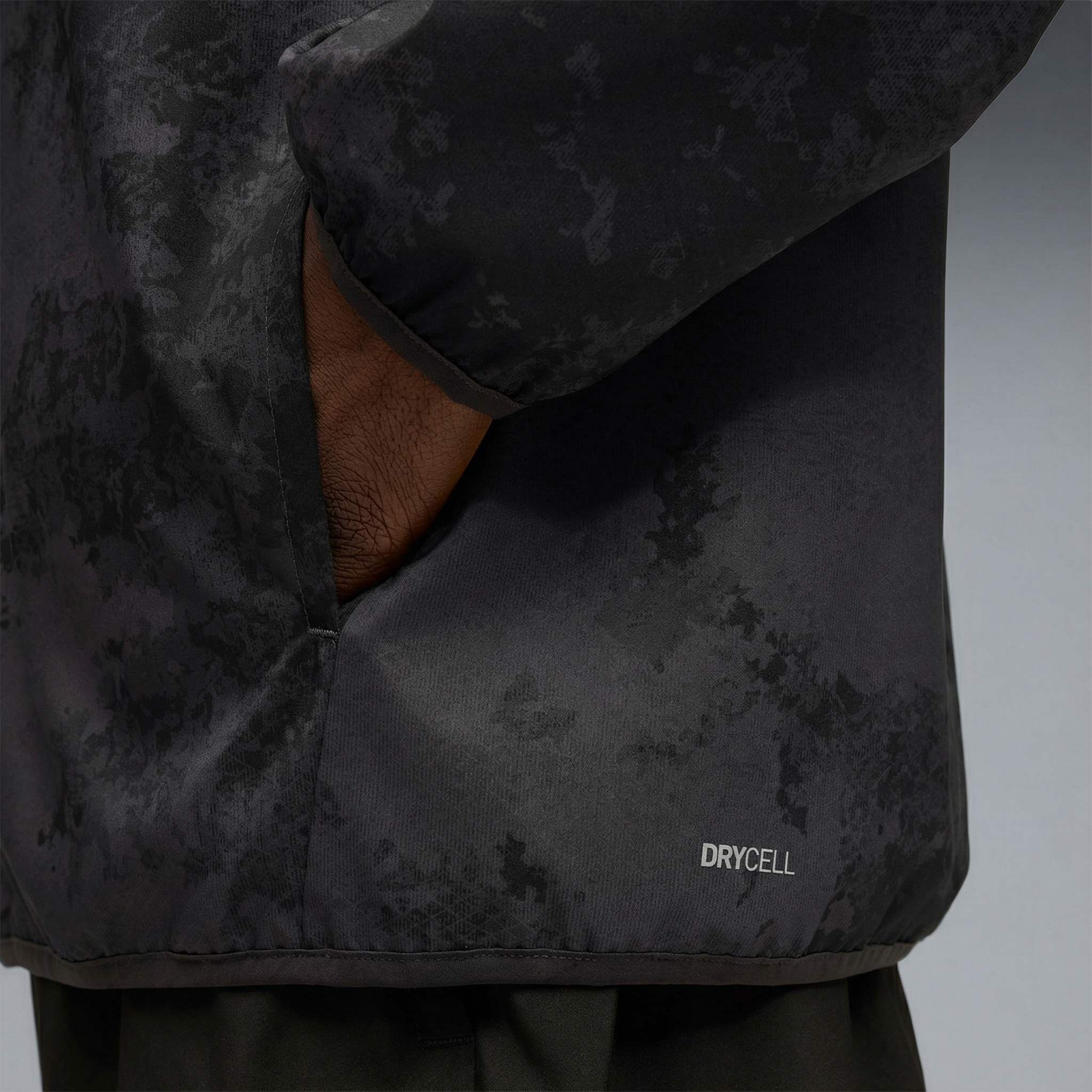 Puma Tad Ess Aop Woven Erkek Siyah Antrenman Ceketi