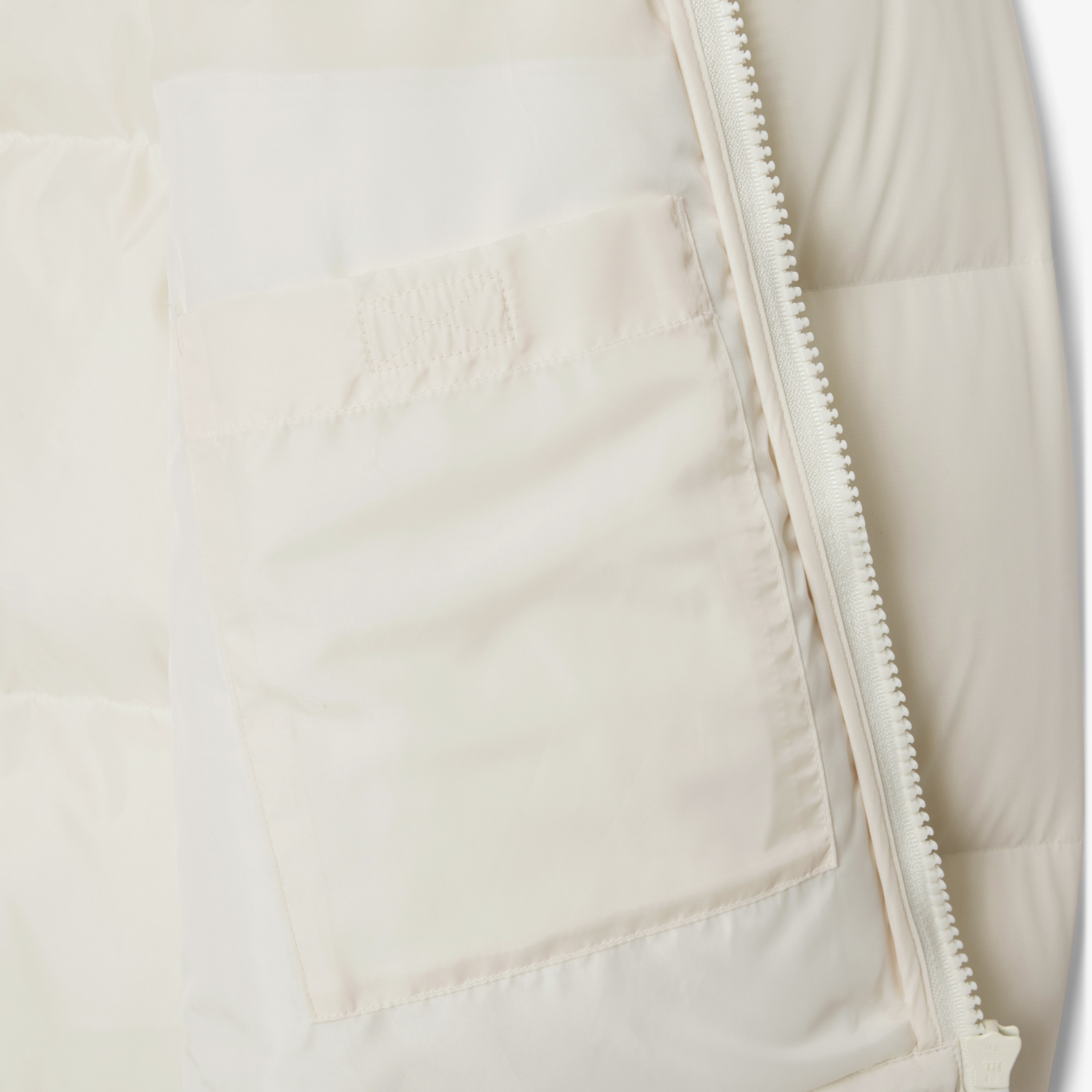 Lacoste Erkek Relaxed Fit Kapüşonlu Krem Mont