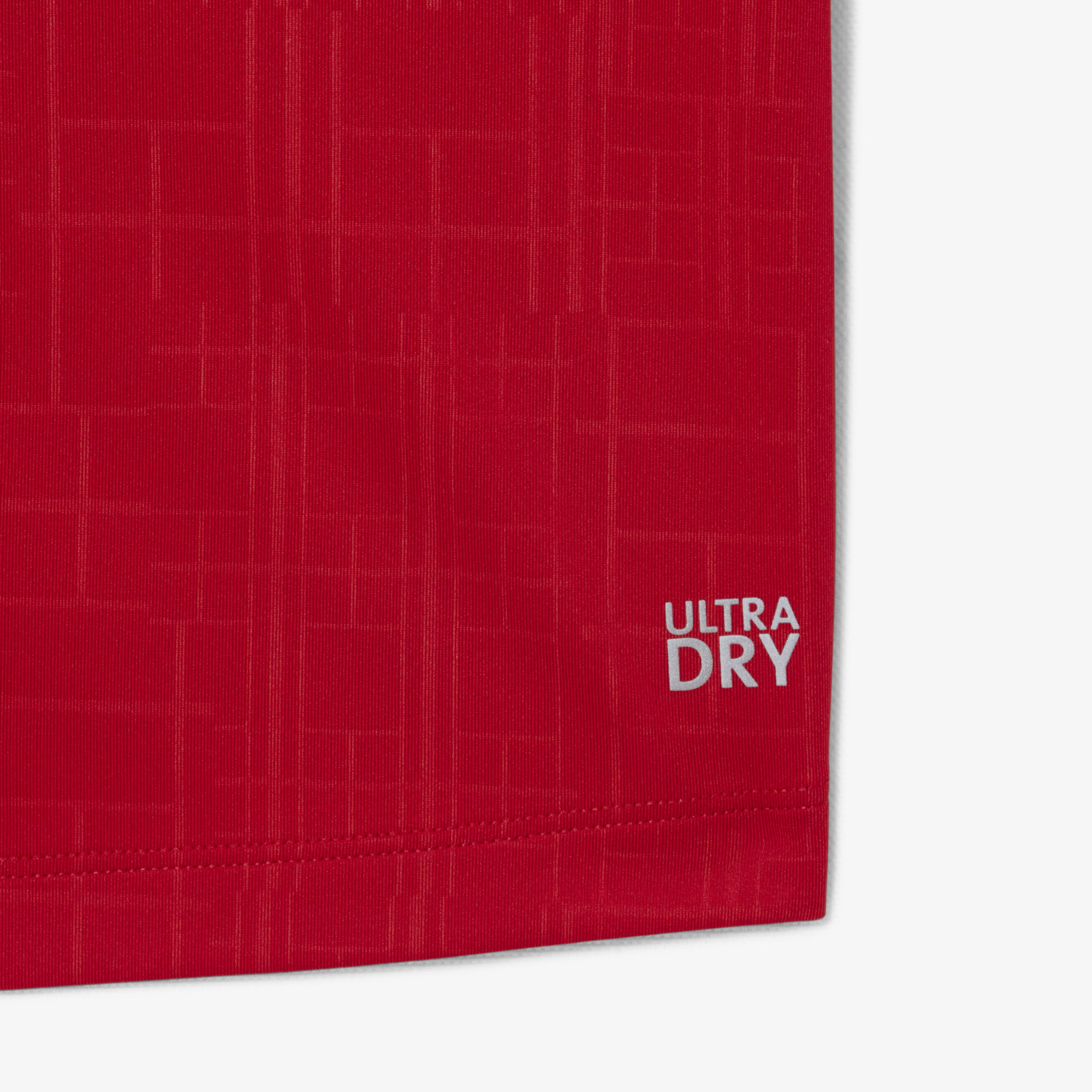 Lacoste Tennis x Novak Djokovic Erkek Slim Fit Desenli Kırmızı Polo