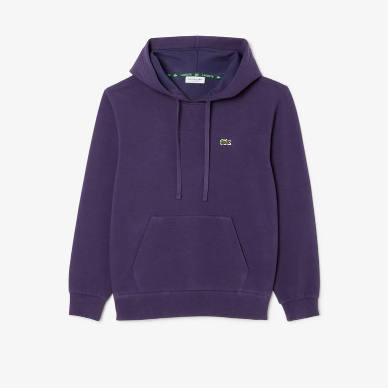Kadın Relaxed Fit Kapüşonlu Mor Sweatshirt