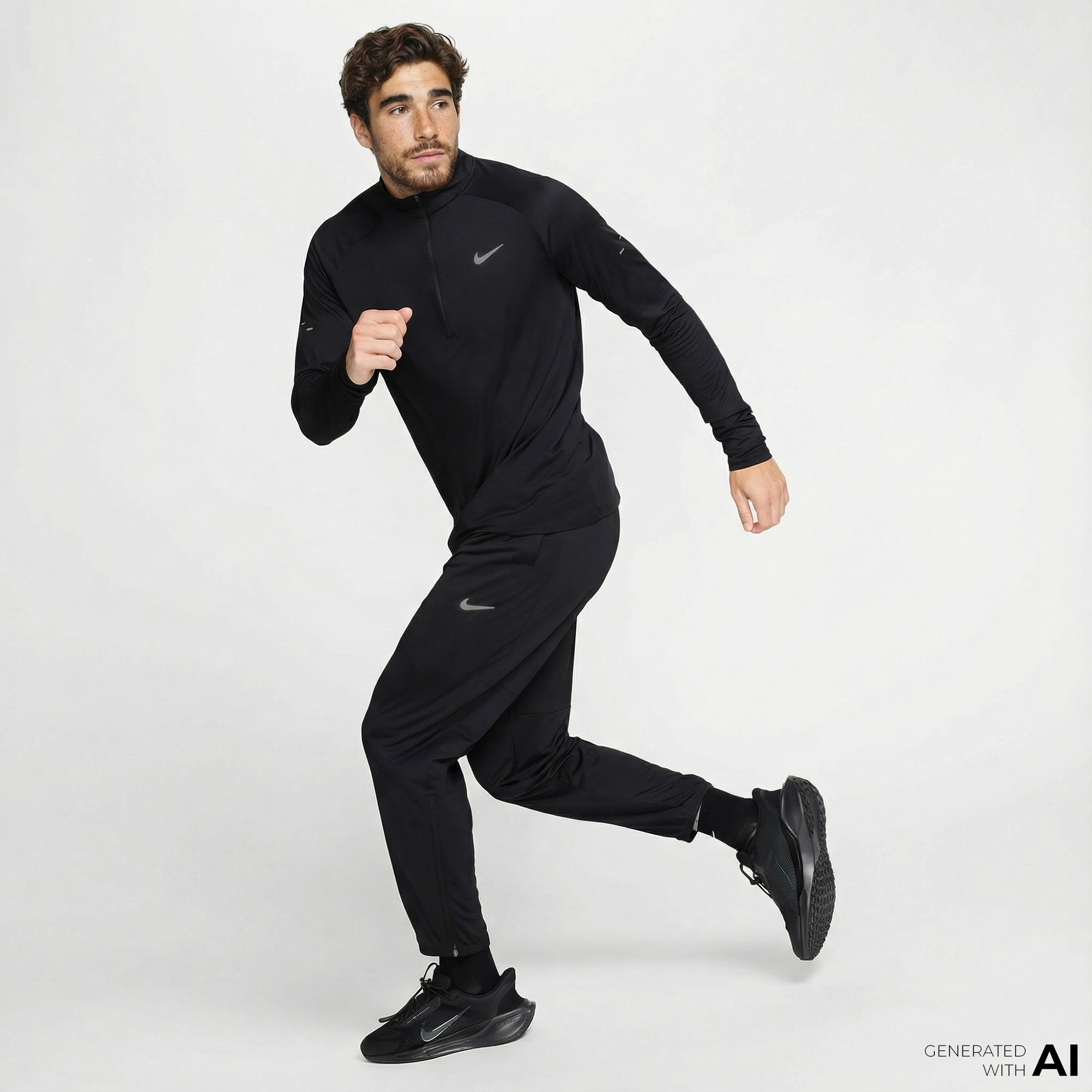 Nike Df Challenger Knit Pant Erkek Siyah Eşofman Altı