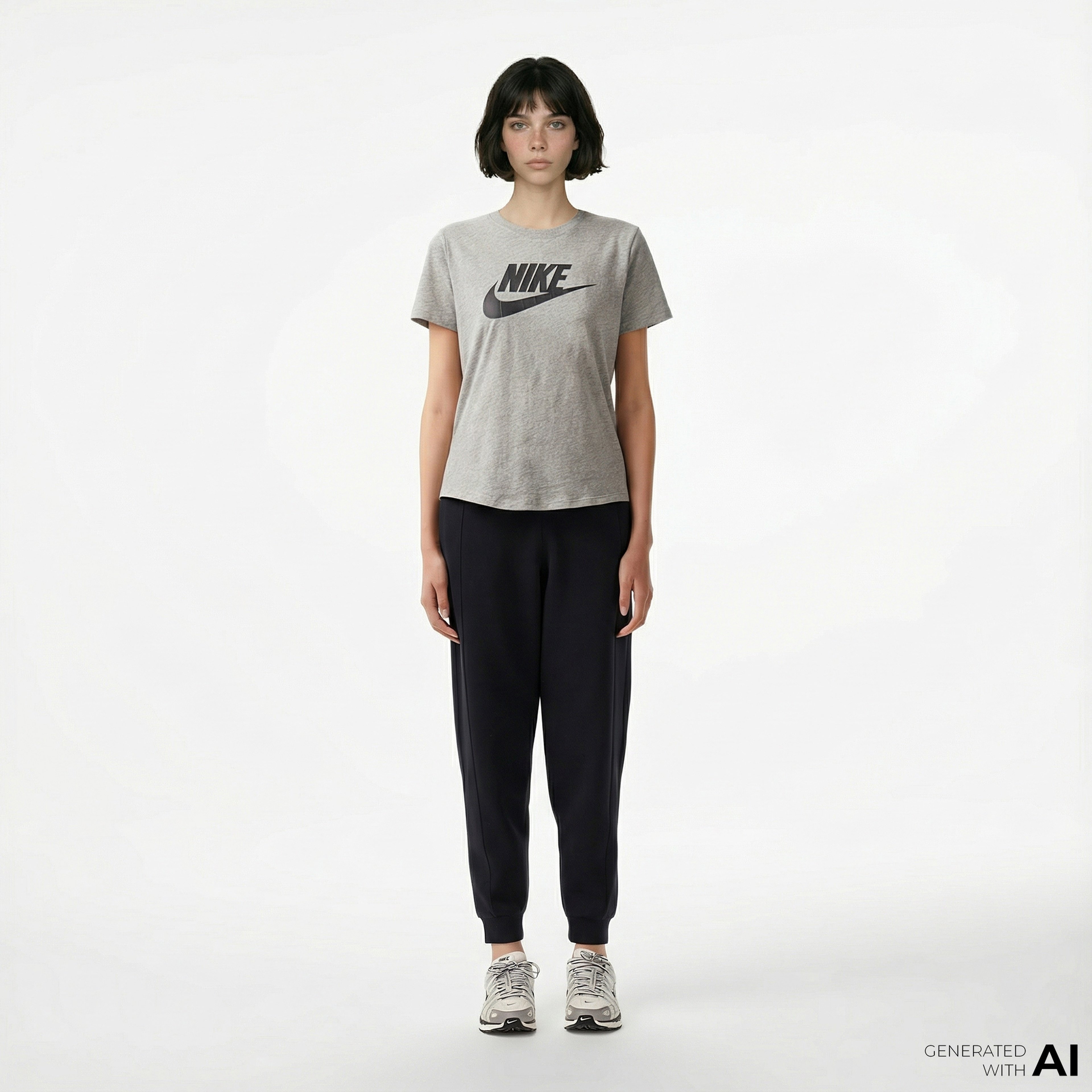 Nike Dri-Fit Kadın Siyah Antrenman Eşofman Altı