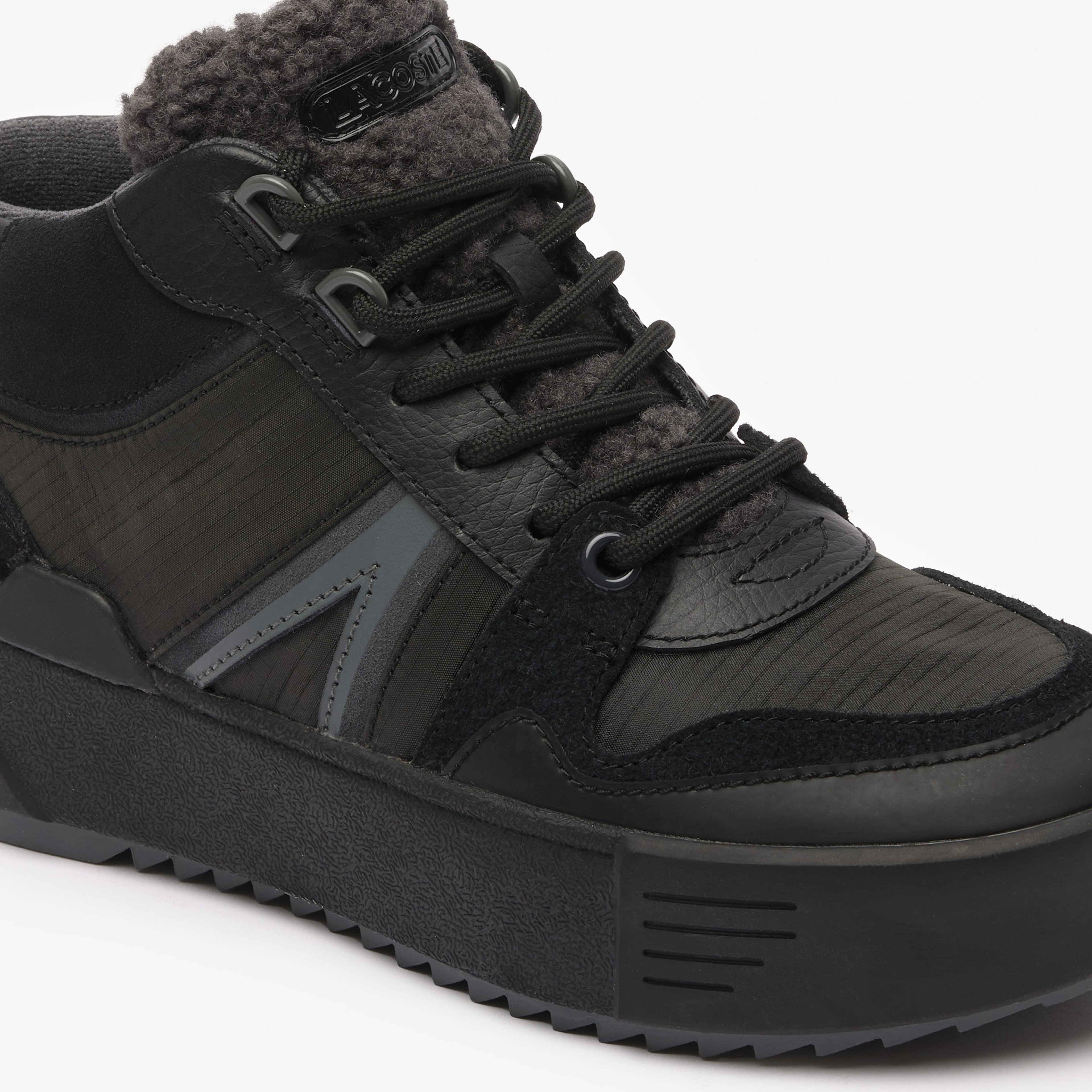 Lacoste L002 Winter Mid Kadın Siyah Bot