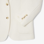 Lacoste Kadın Relaxed Fit Krem Blazer