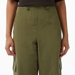 Kadın Oversize Fit Haki Pantolon