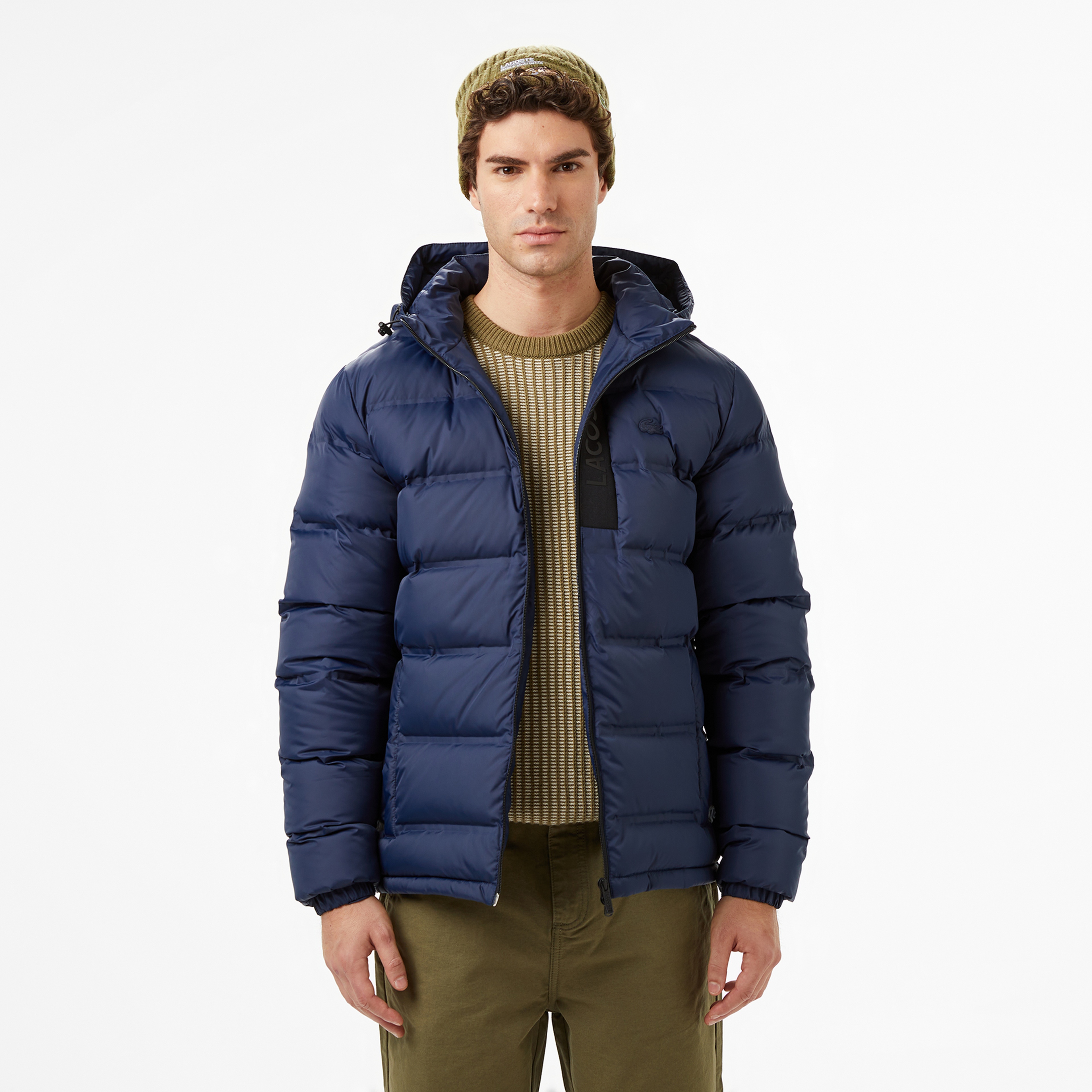 Lacoste Erkek Regular Fit Lacivert Mont