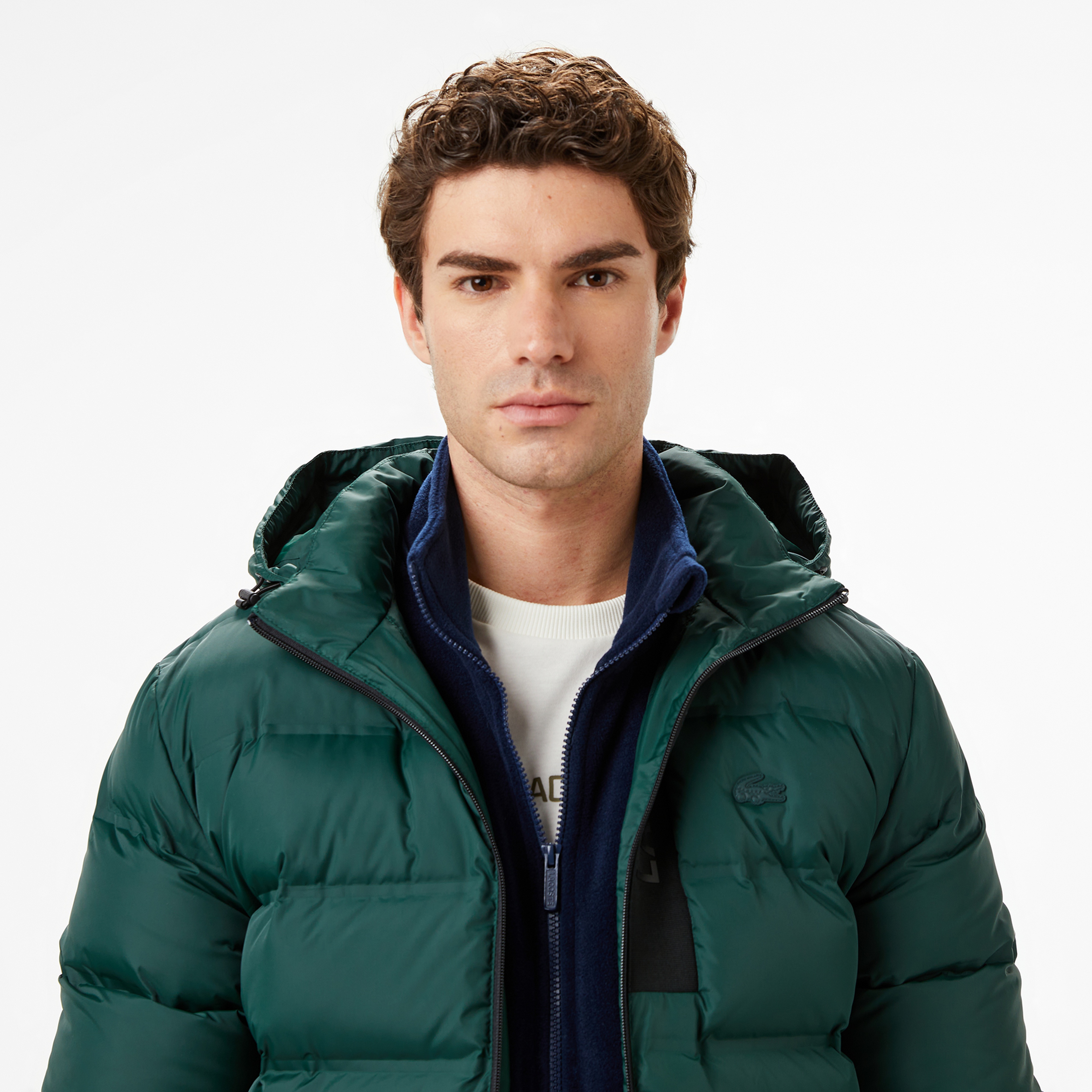 Lacoste Erkek Regular Fit Koyu Yeşil Mont