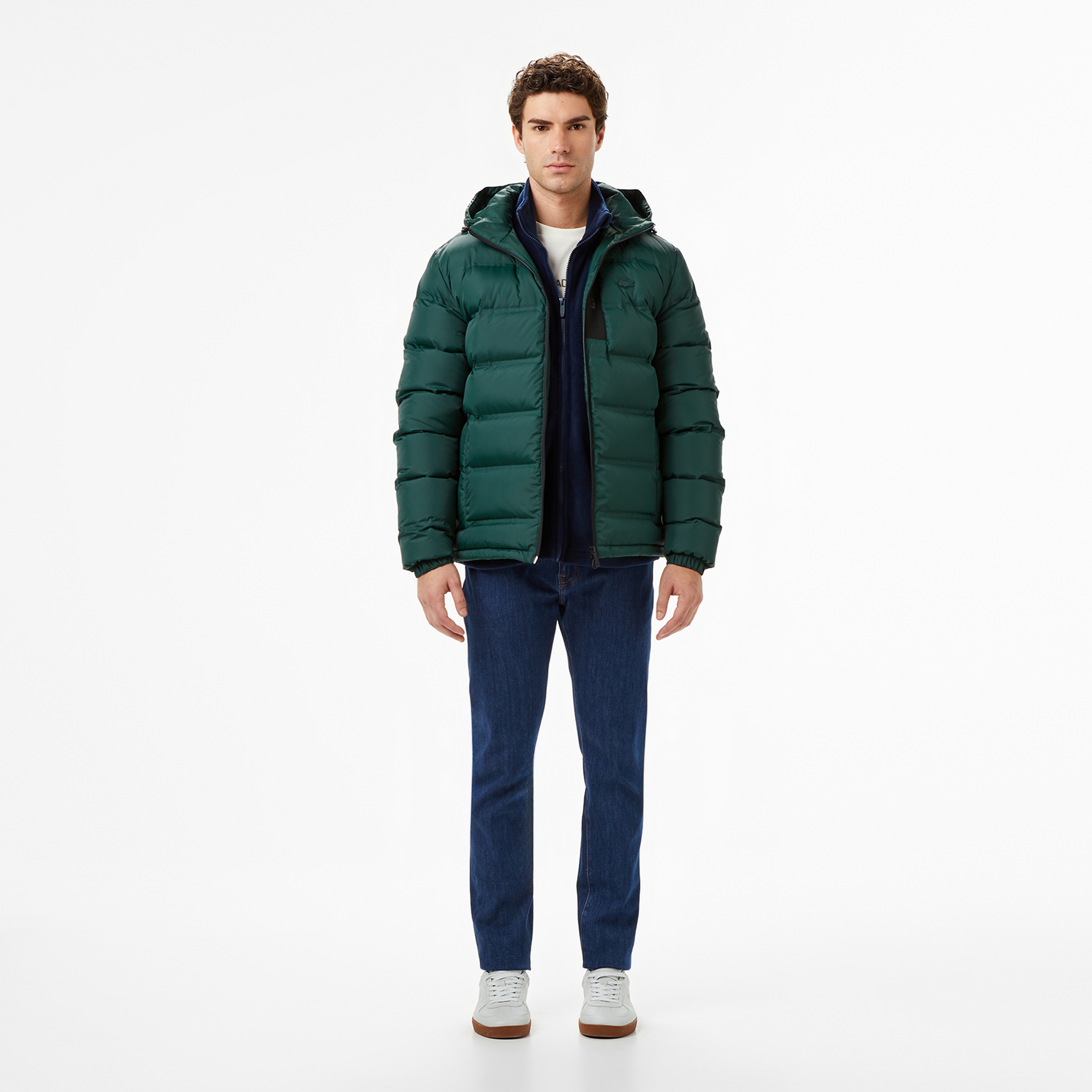 Lacoste Erkek Regular Fit Koyu Yeşil Mont