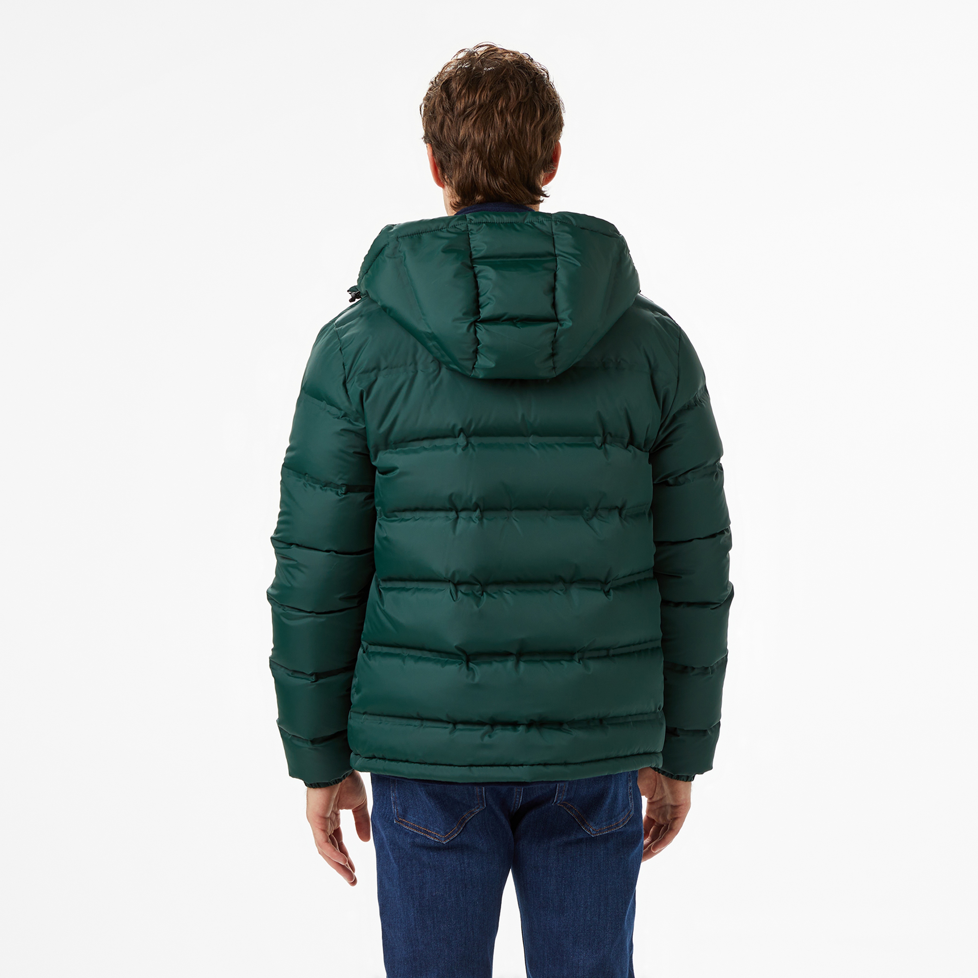 Lacoste Erkek Regular Fit Koyu Yeşil Mont